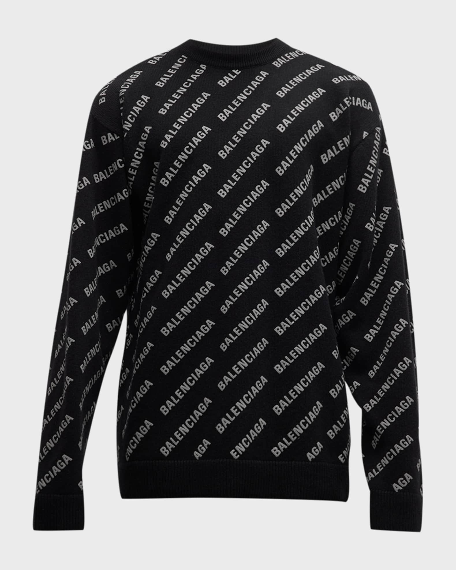 Balenciaga crewneck mens sales