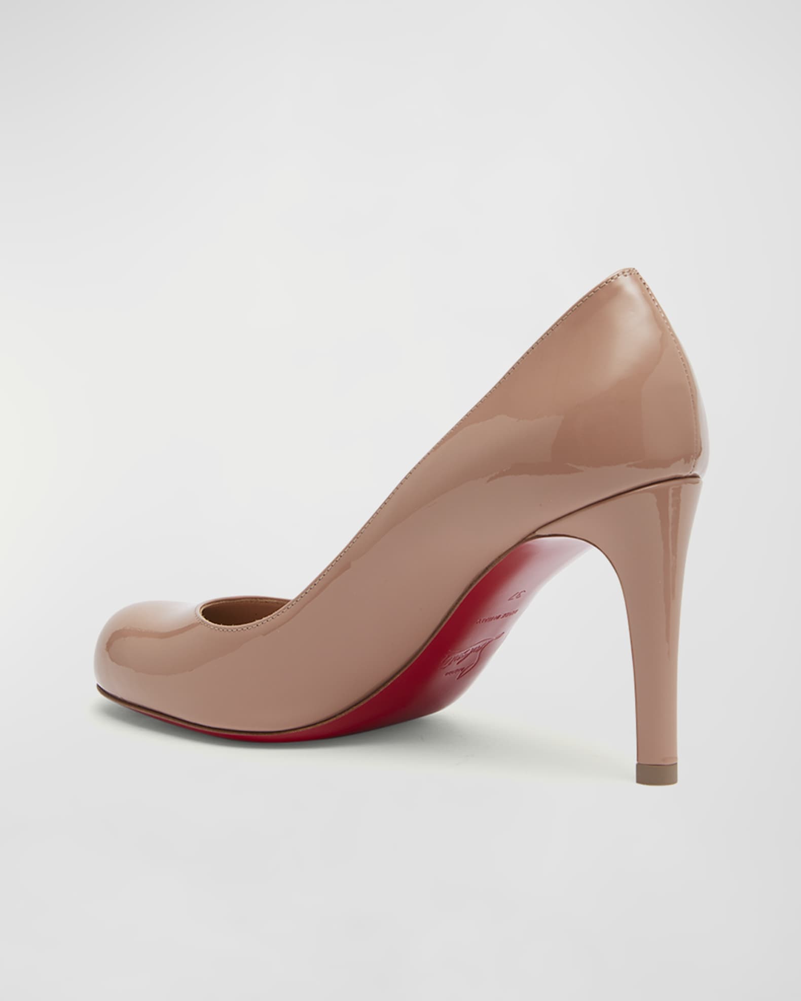 Christian Louboutin Pumppie Patent Red Sole Pumps | Neiman Marcus