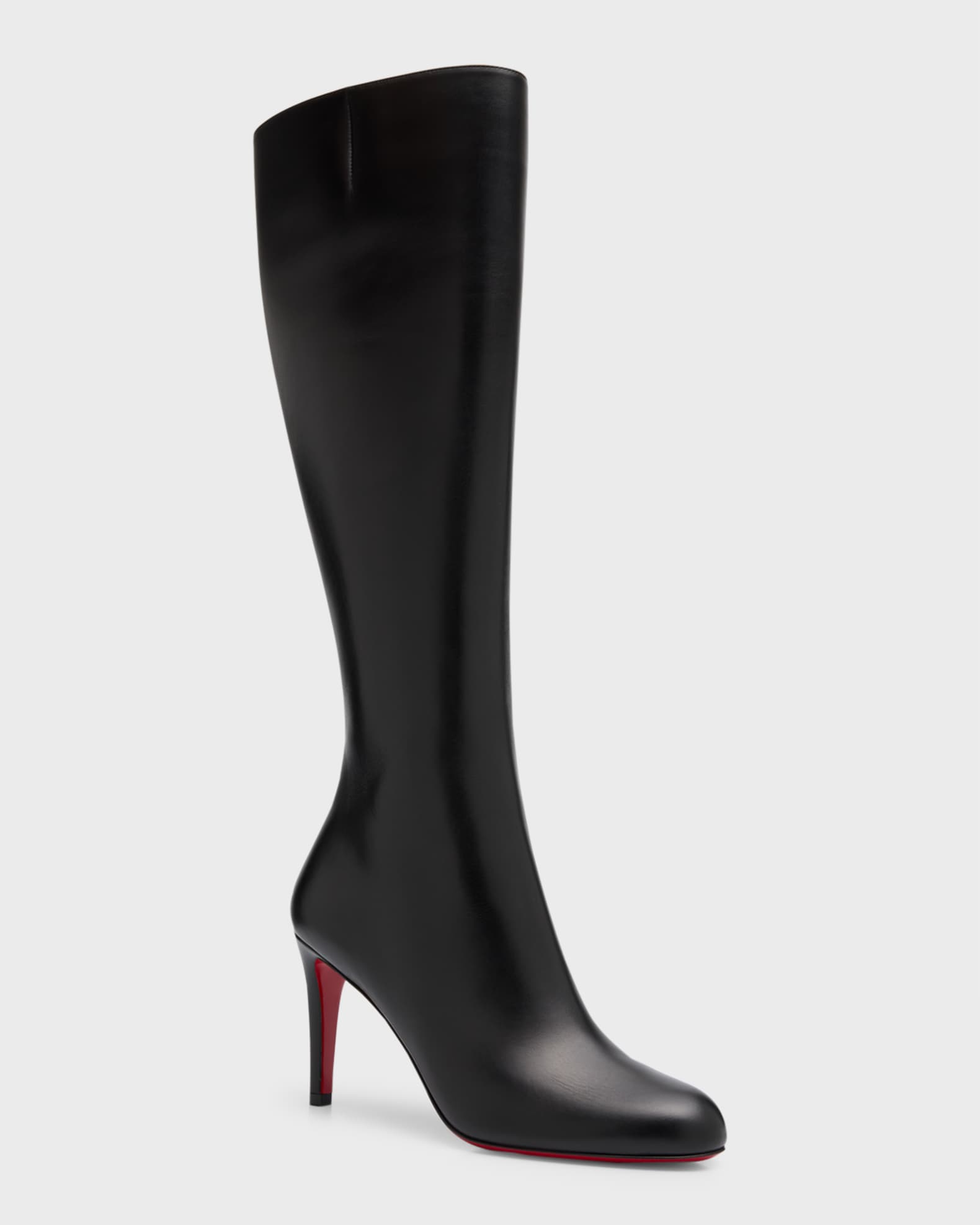 Pumppie Botta Red Sole Leather Knee-High Boots 1