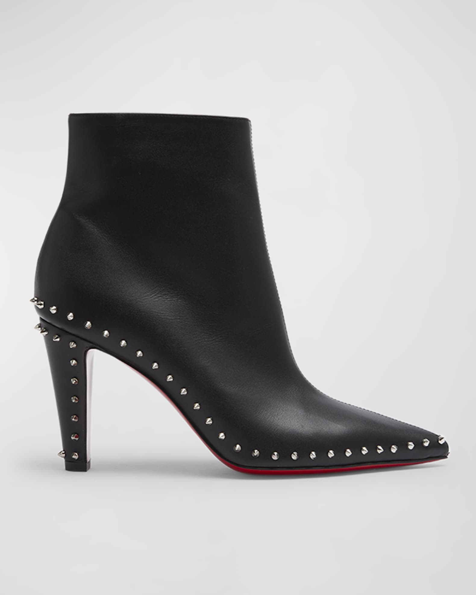 Christian Louboutin, Willeta 100 spiked suede ankle boots