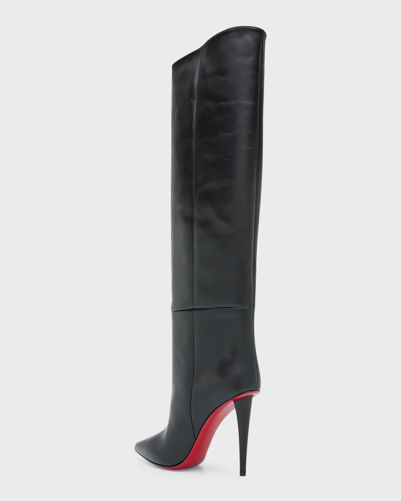 Santia Botta Mixed Leather Red Sole Boots