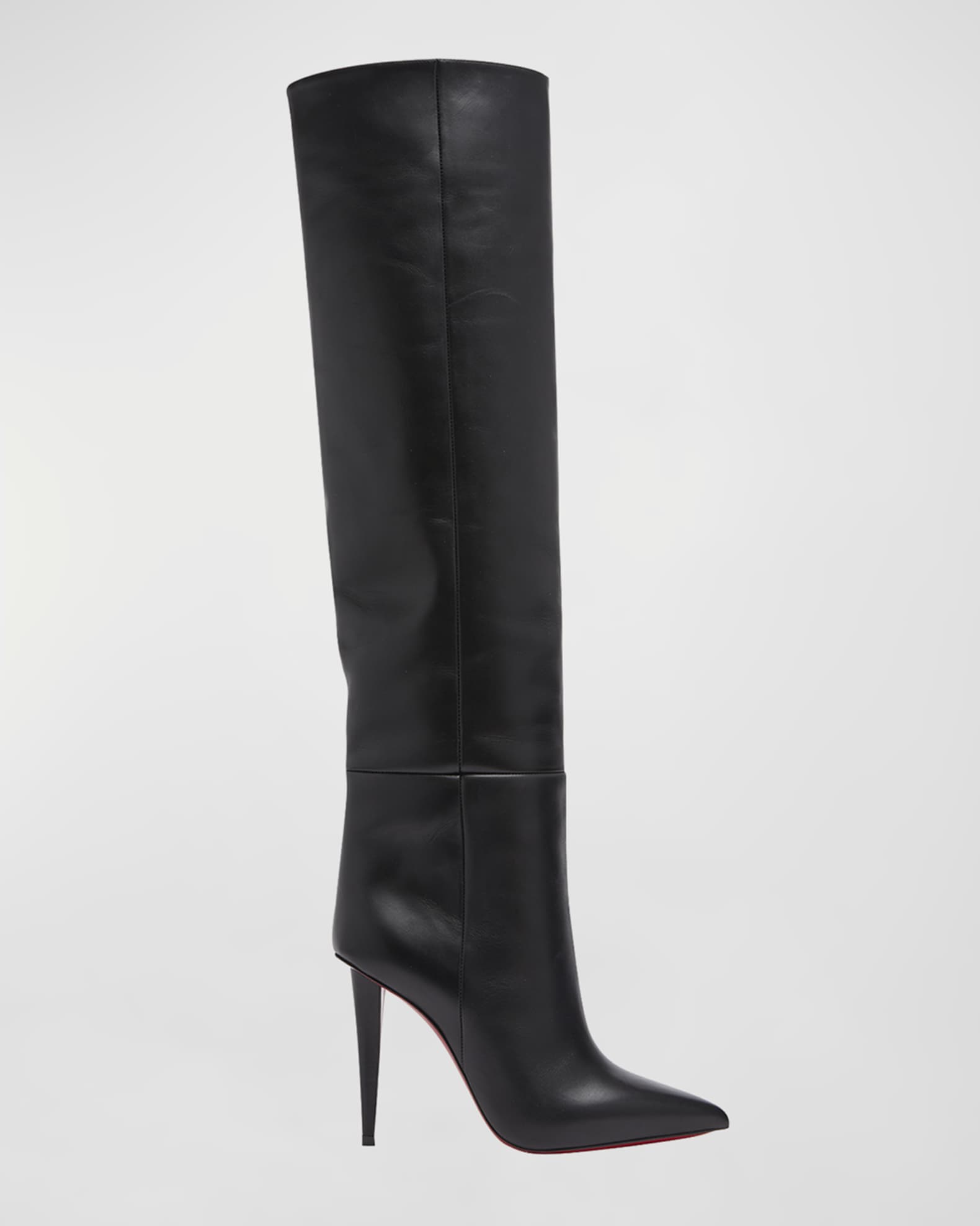 Out Line Spike Lug - 100 mm Low boots - Calf leather - Black