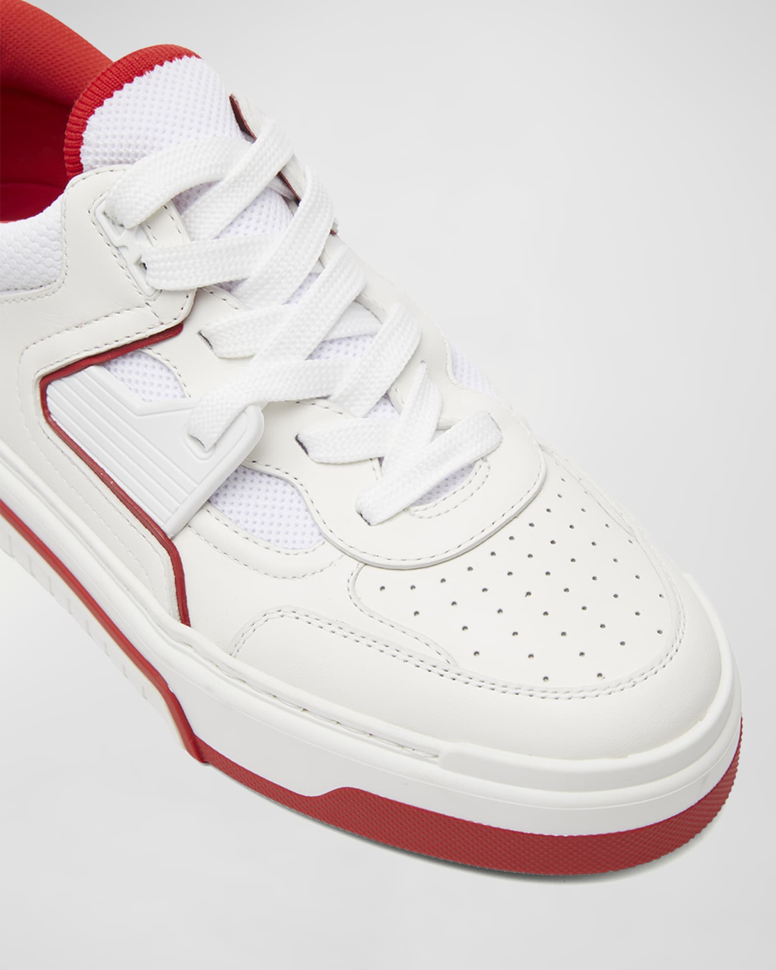 Red sneakers with white sole online