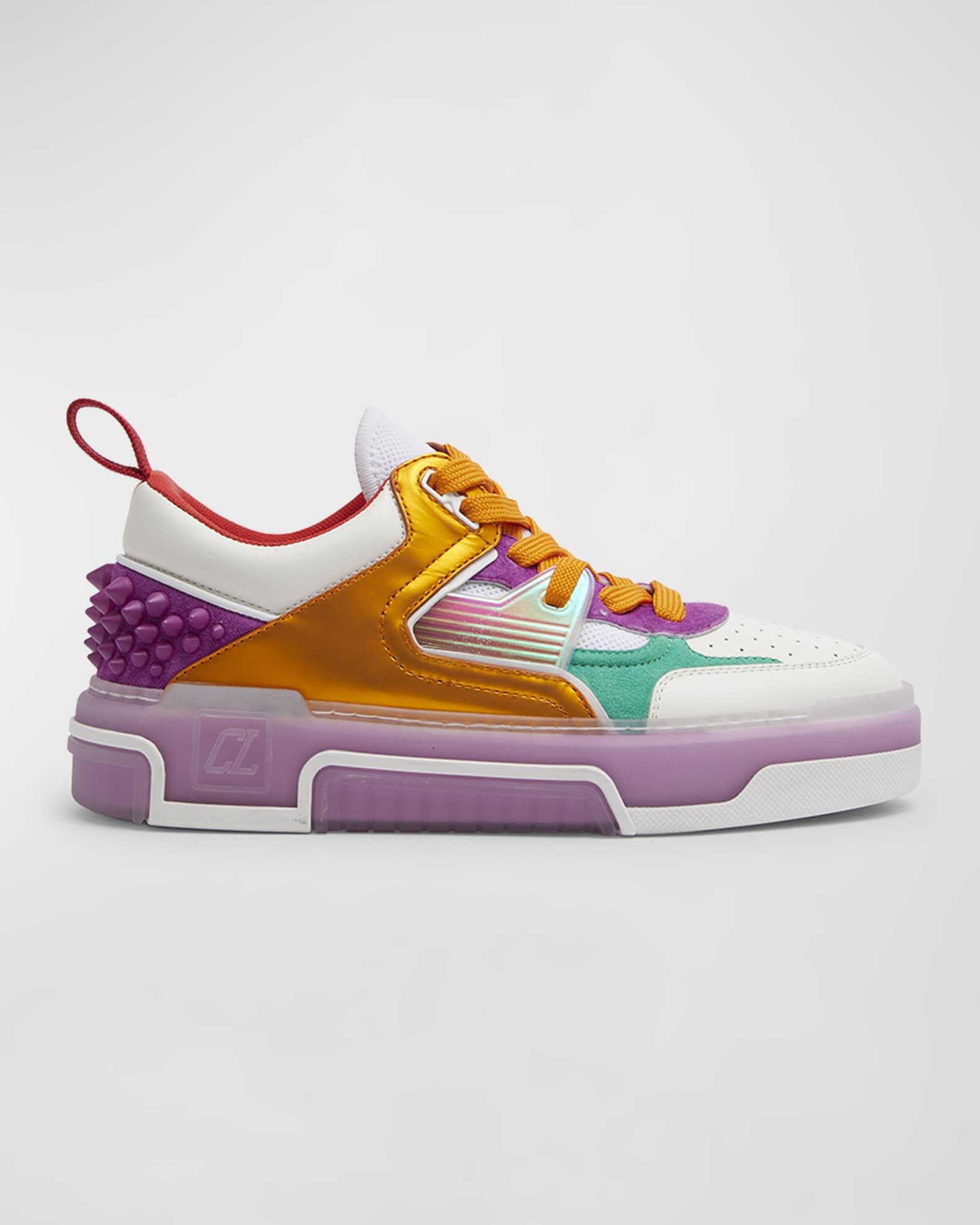 Christian Louboutin Astroloubi Donna Multicolor Spike Low-Top Sneakers ...
