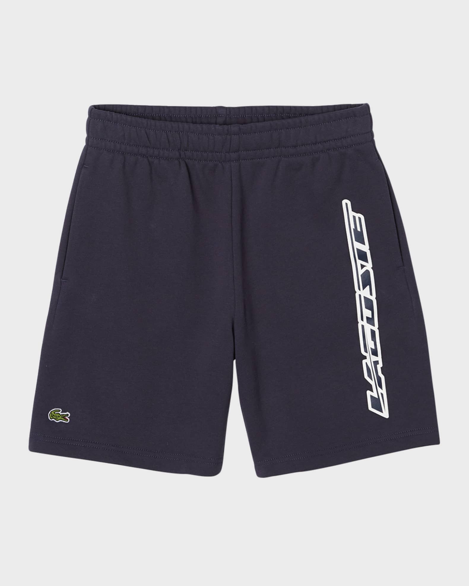 Lacoste Boy's Logo-Print Fleece Shorts, Size 2-8