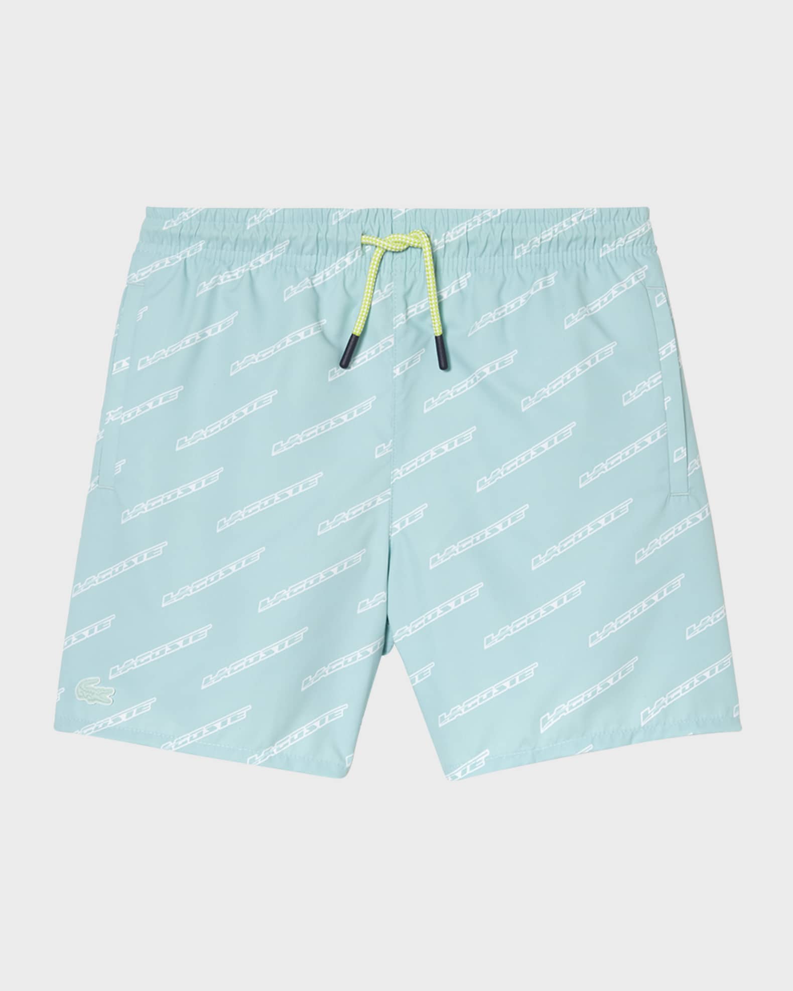 All-over logo print swim trunks