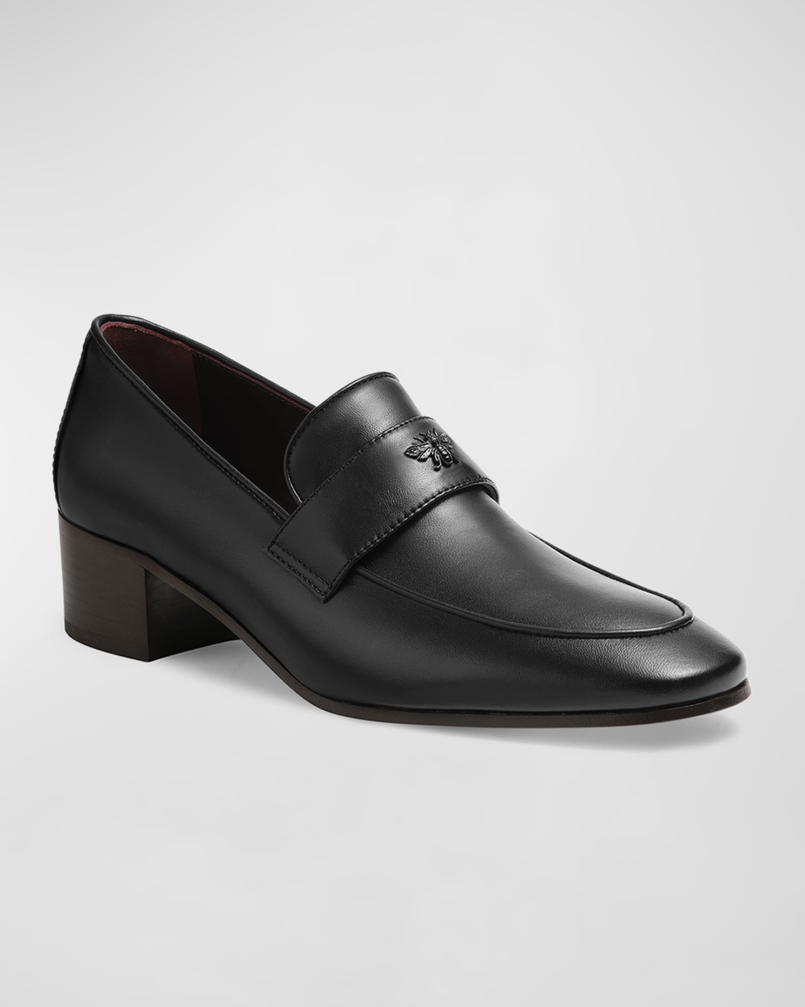 Leather Flat Loafers