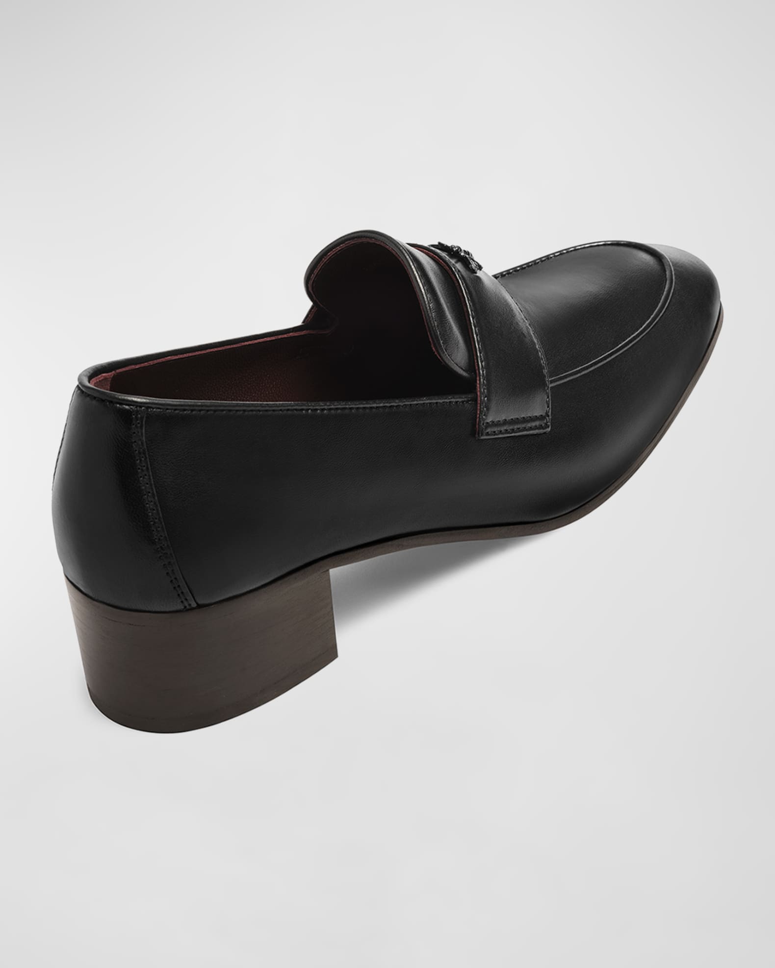 Leather Flat Loafers