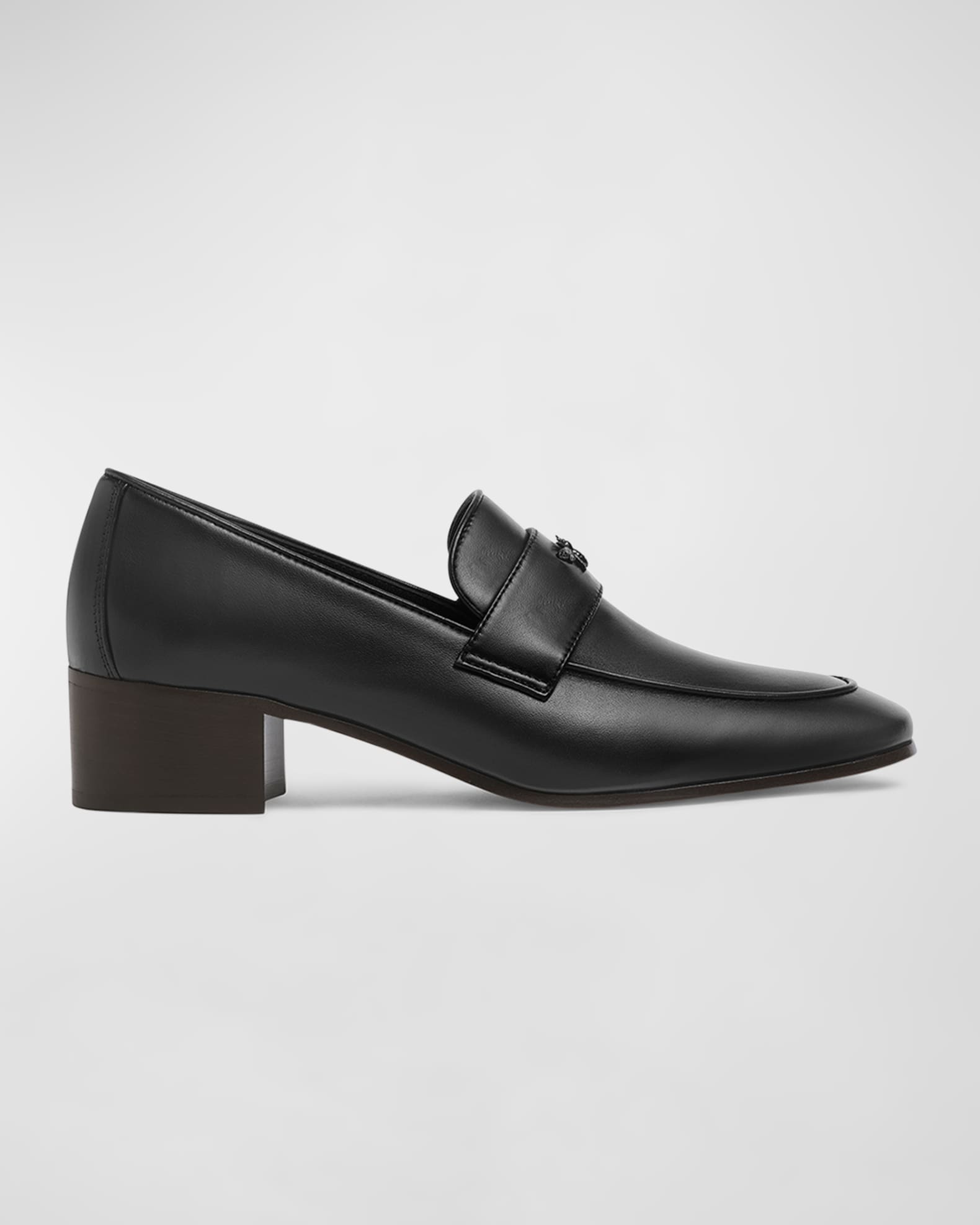 Leather Flat Loafers 0