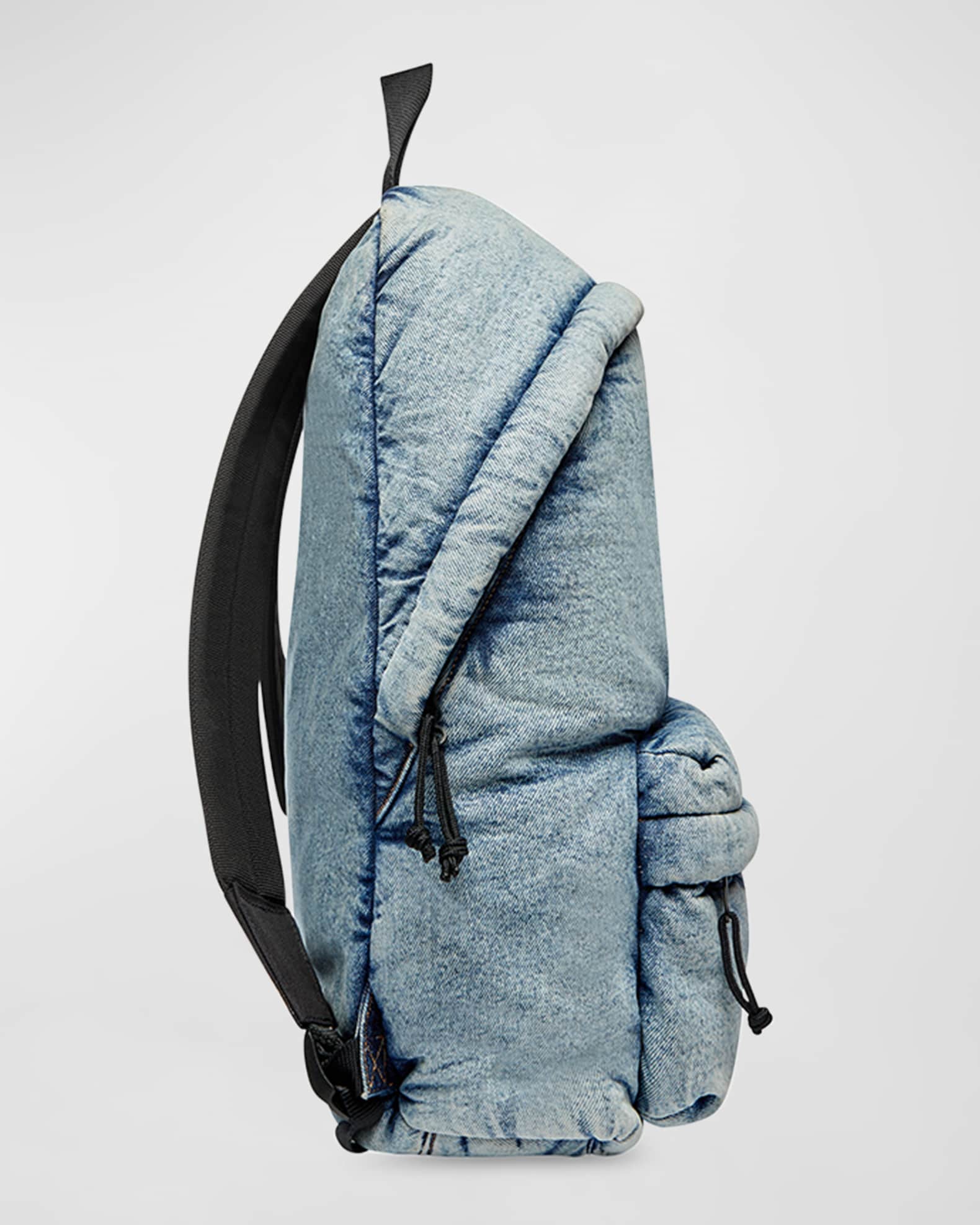 Balenciaga Men's Explorer Backpack In Denim | Neiman Marcus