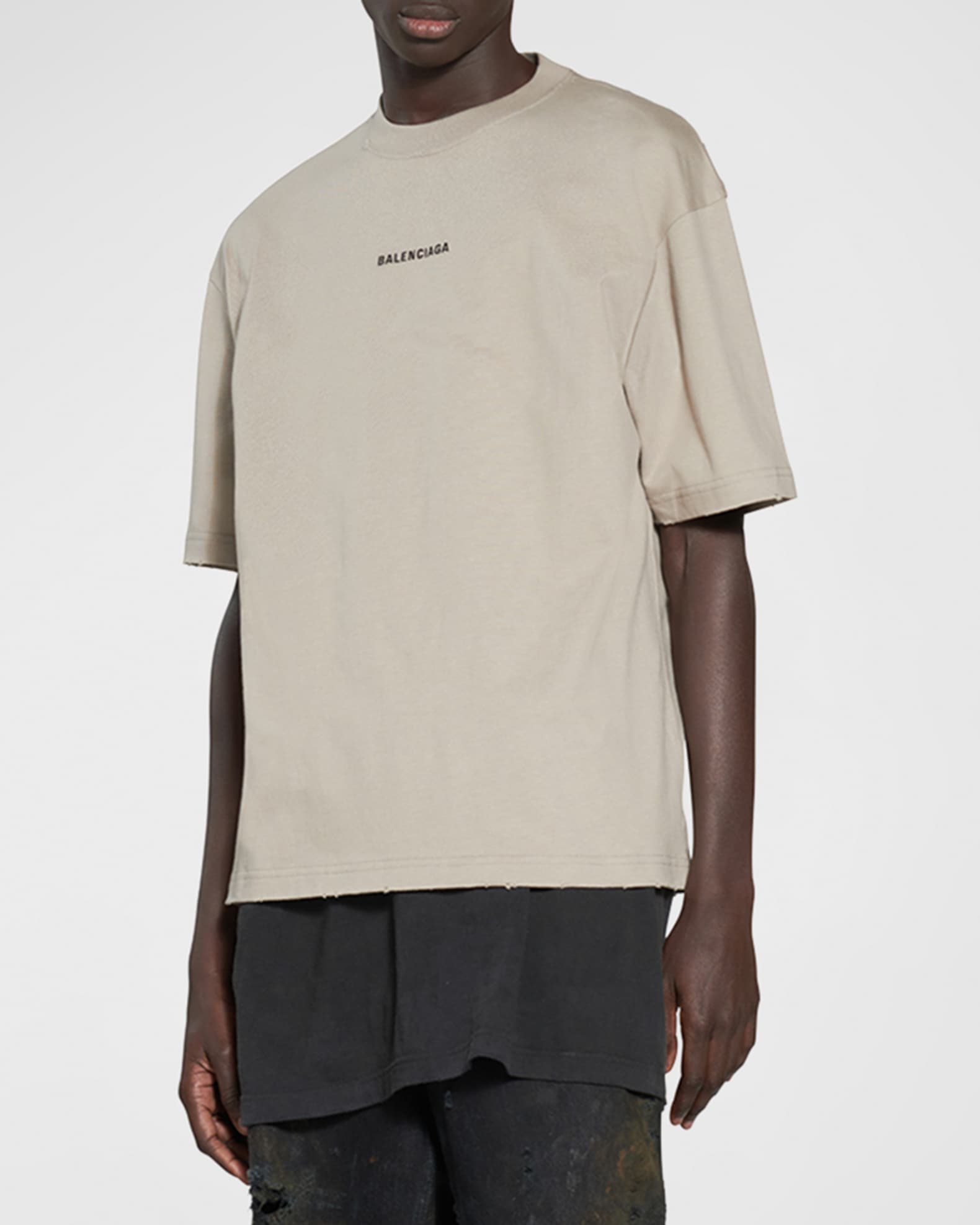 Balenciaga back logo shirt on sale