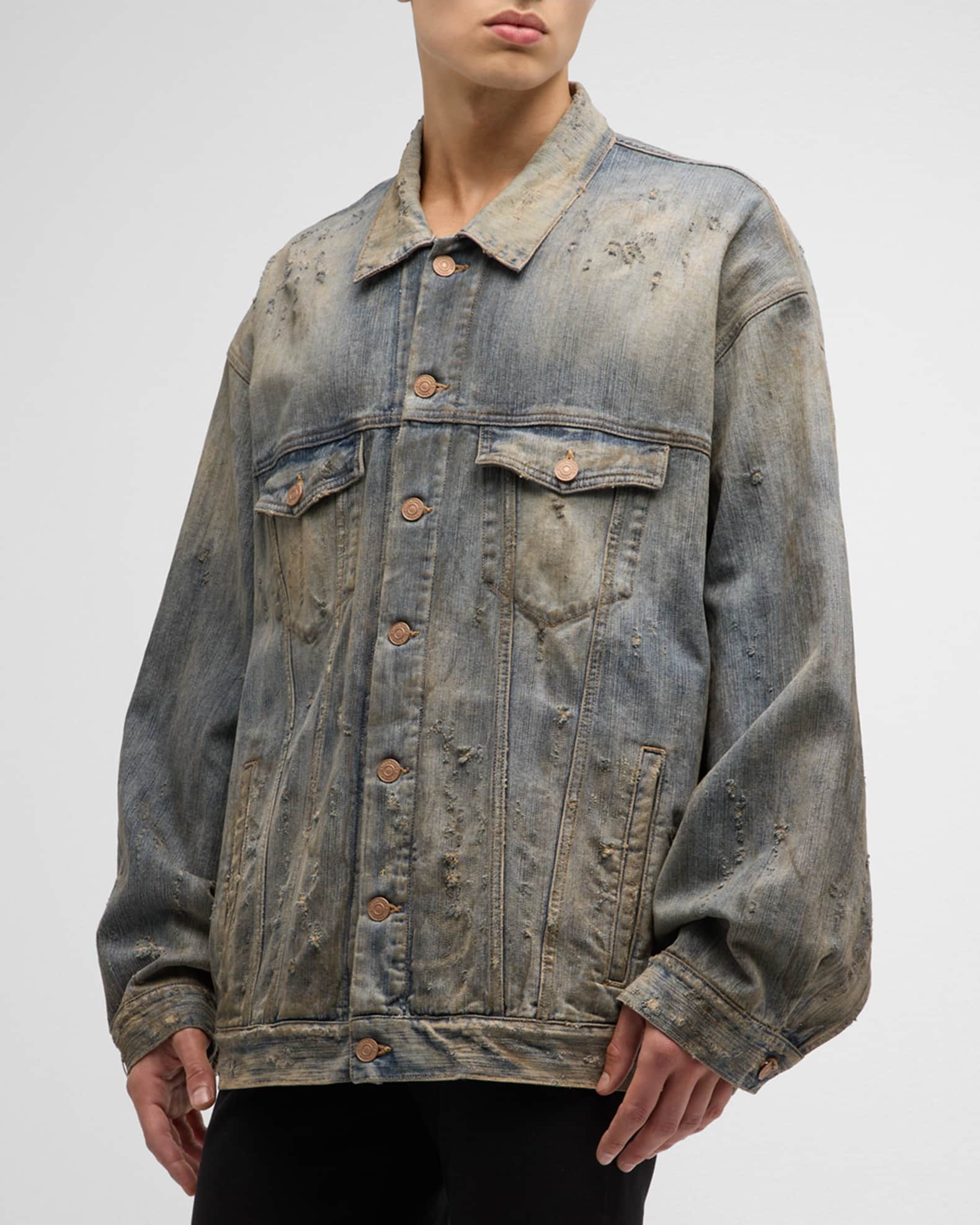Balenciaga like a man denim jacket best sale