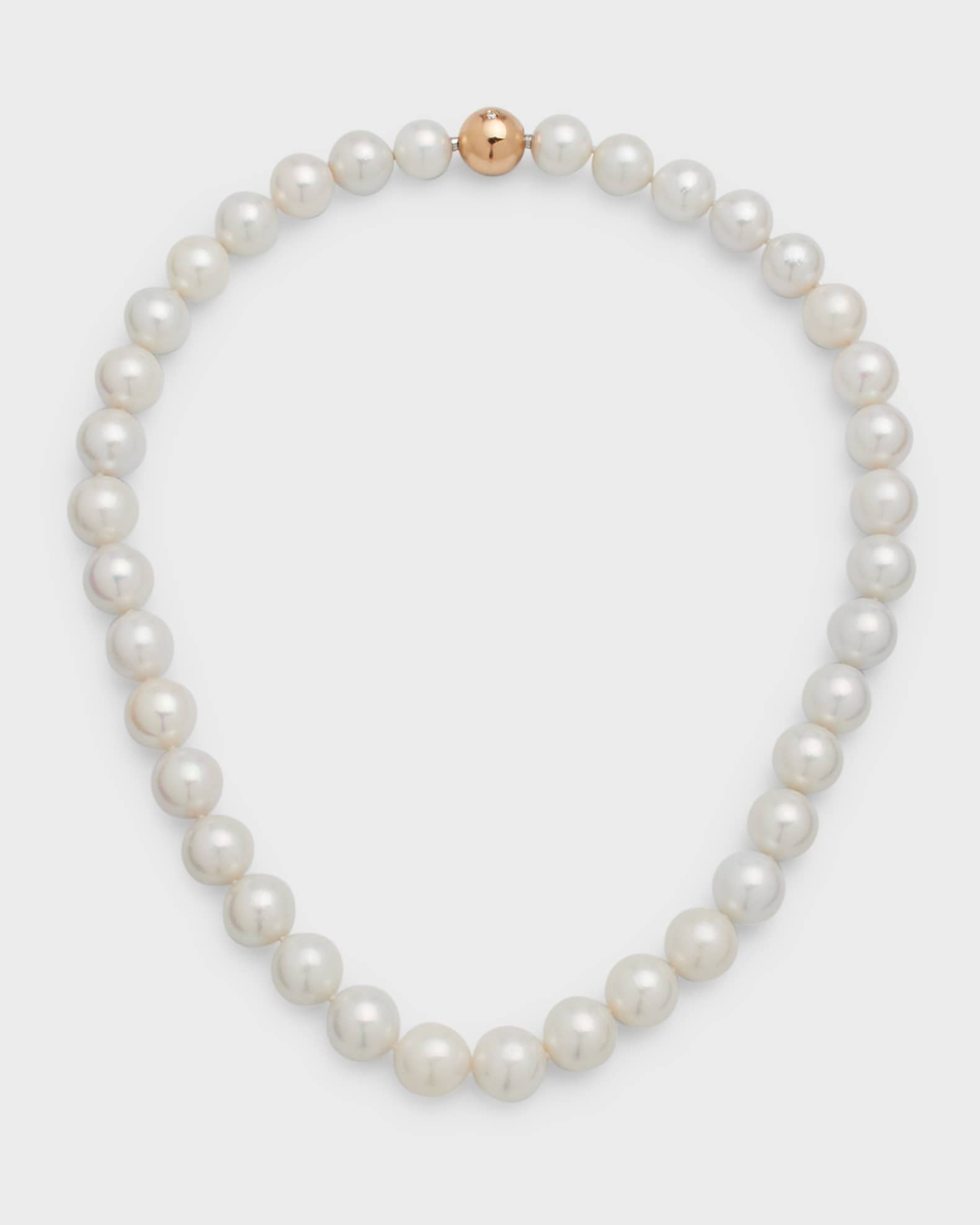 Freshwater Pearl Short Necklace, 10-12mm 0