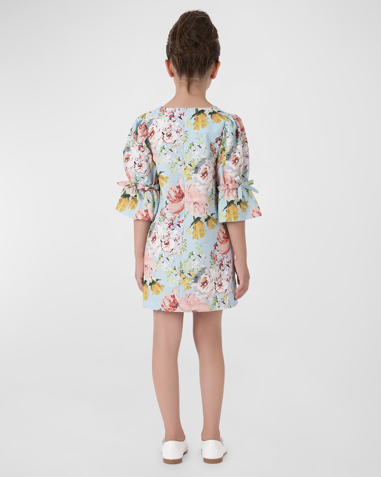 Mama Luma Girl s Akvarelli Floral Dress Size 3T 10 Neiman Marcus