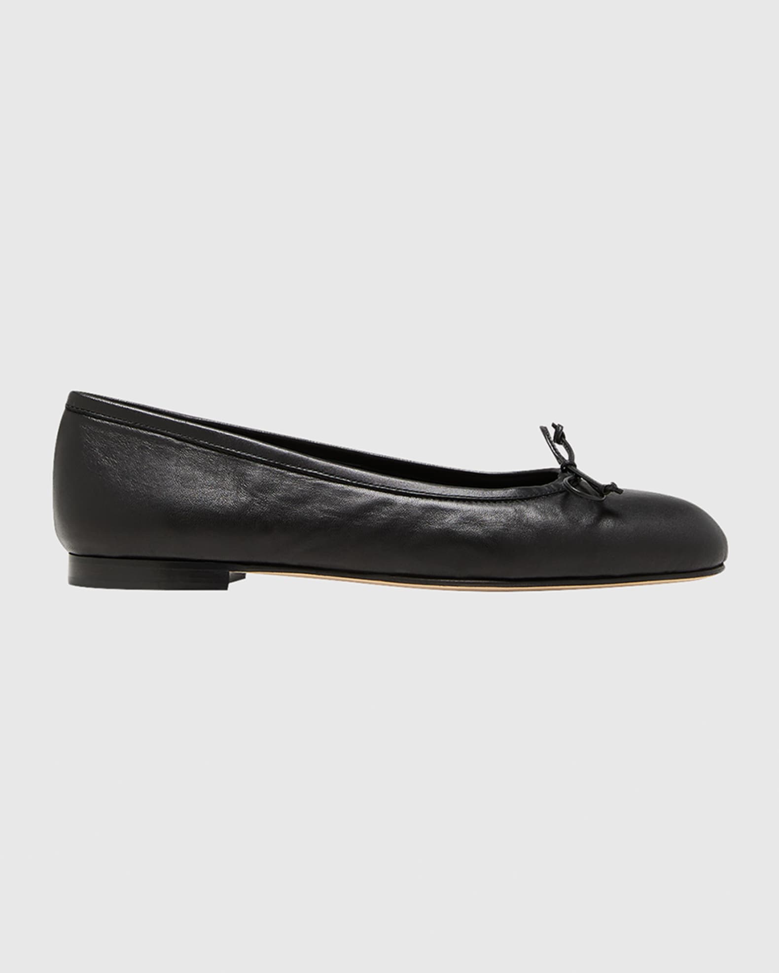 Veralli Leather Bow Ballerina Flats 0
