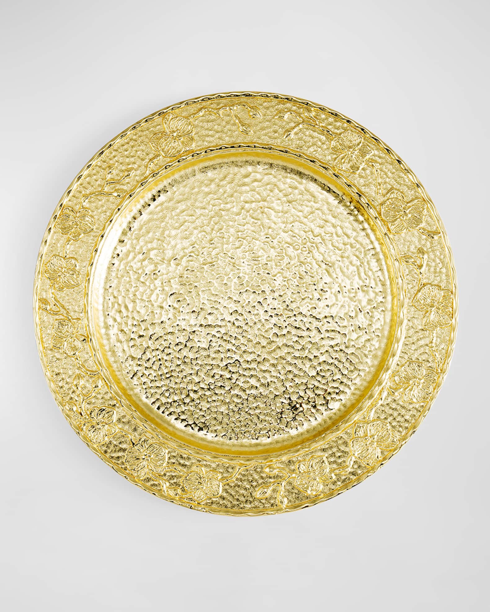 Michael Aram Gold Orchid Charger Plate