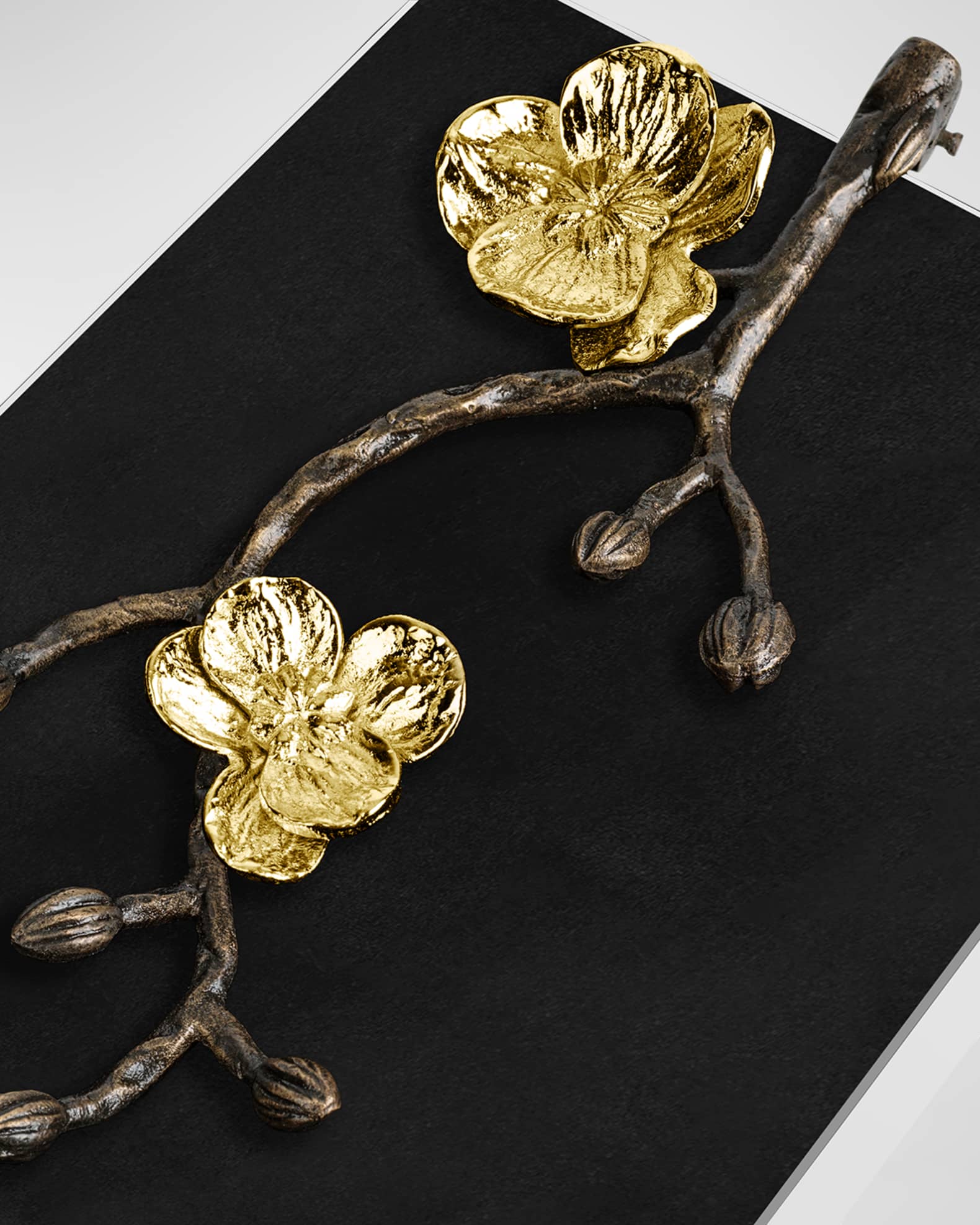 Michael Aram Gold Orchid Guest Towel Holder Neiman Marcus