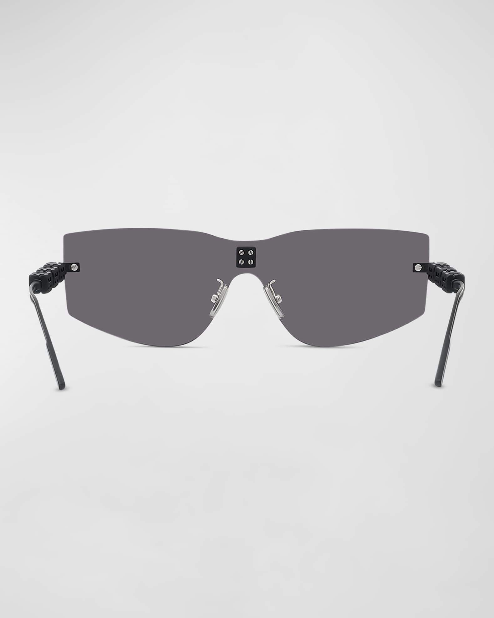 Givenchy Men's 4Gem Rimless Shield Sunglasses Neiman Marcus