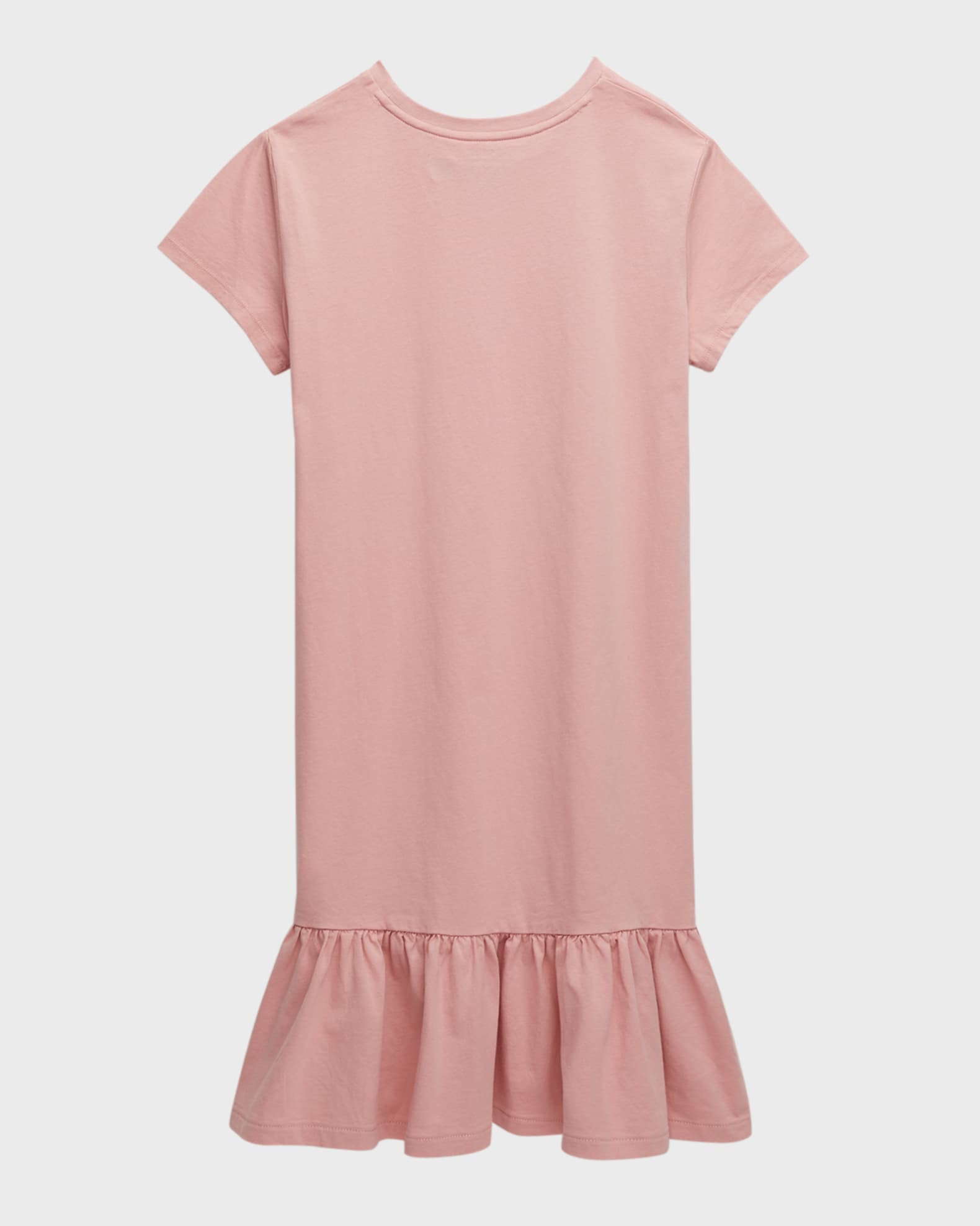 Girl's Polo Bear Cotton Jersey Tee Dress | Neiman Marcus