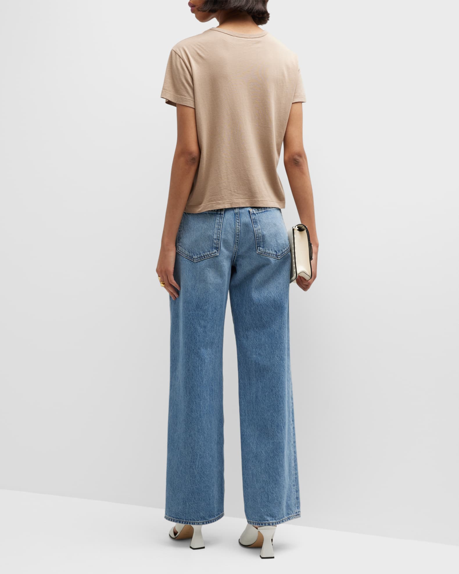 AGOLDE Fusion Low-Rise Loose Straight Jeans | Neiman Marcus