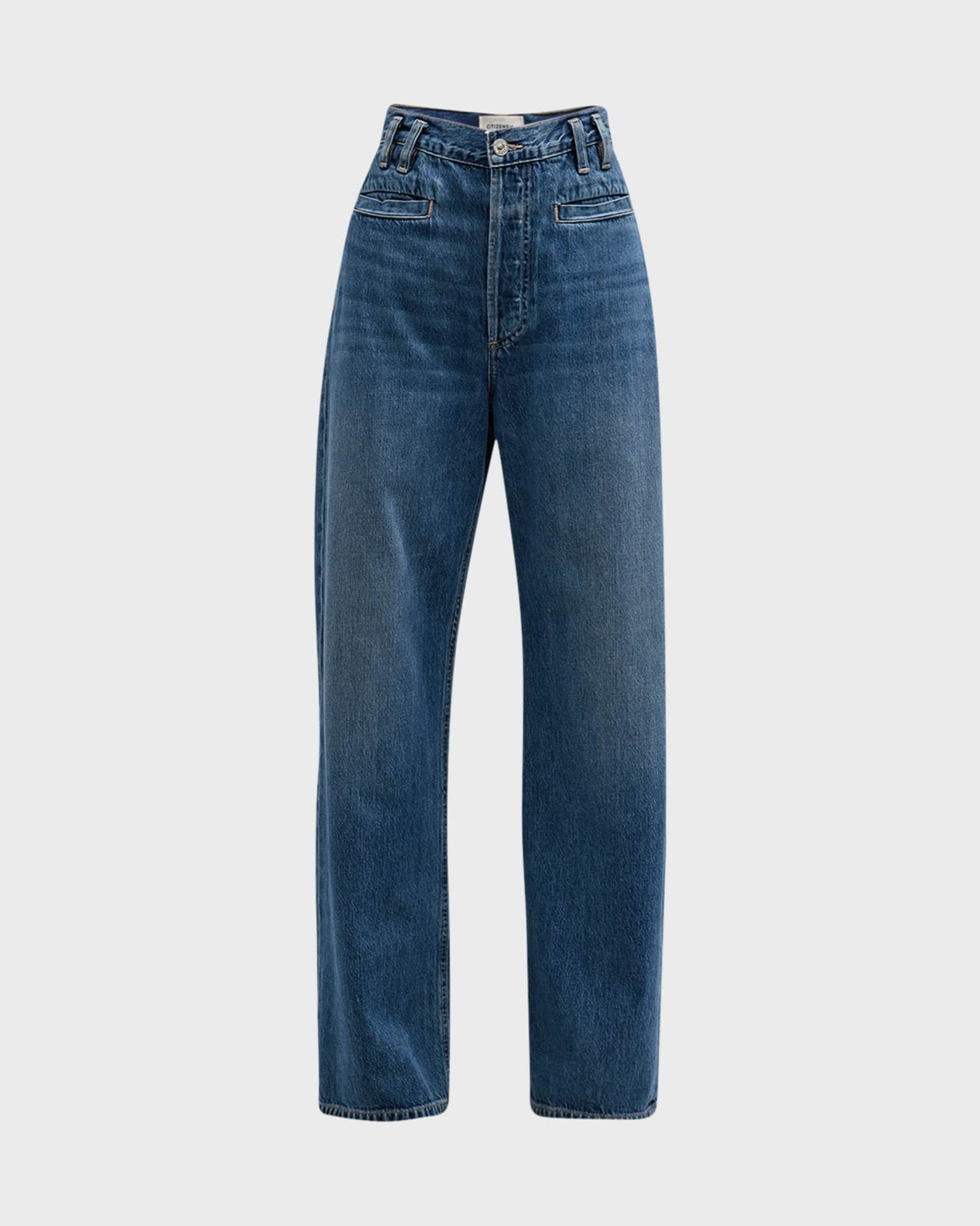 Citizens of Humanity Gaucho Wide-Leg Trouser Jeans | Neiman Marcus