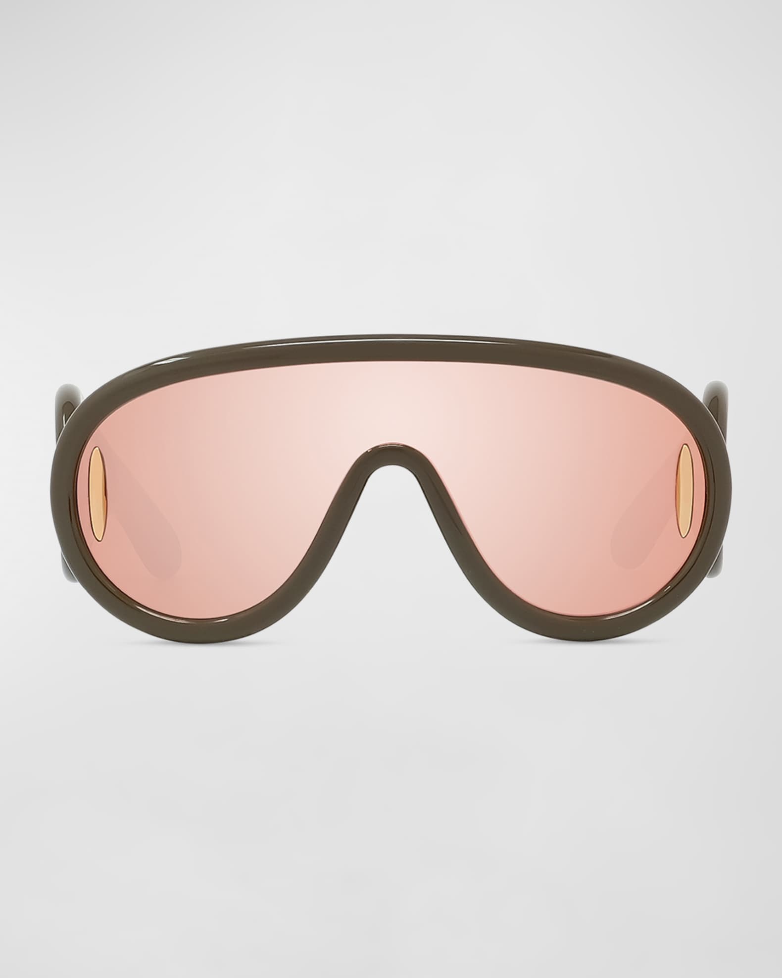Loewe Mirror Acetate Shield Sunglasses | Neiman Marcus