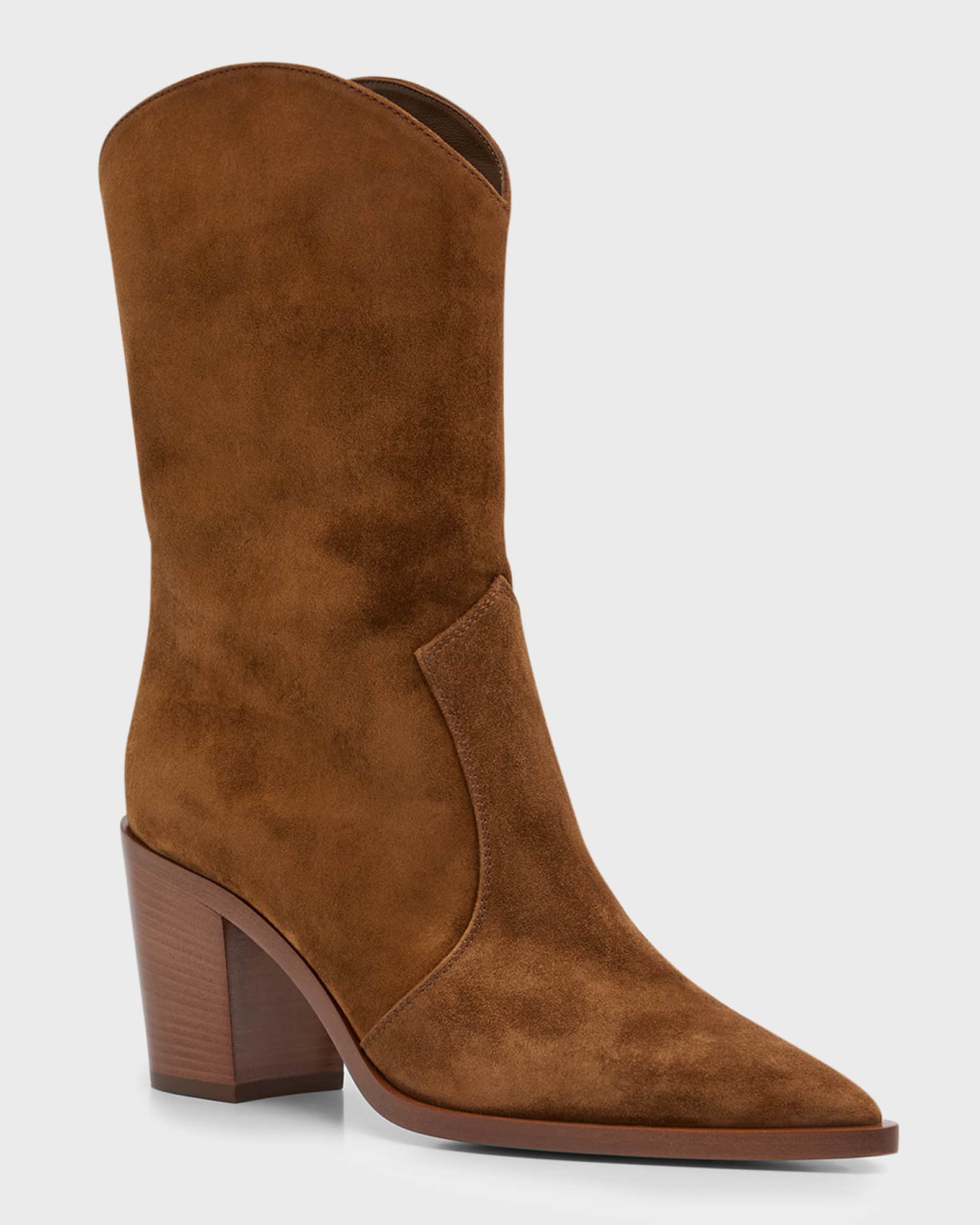 Gianvito Rossi Women s Denver Ankle Boots Brown Boots 40
