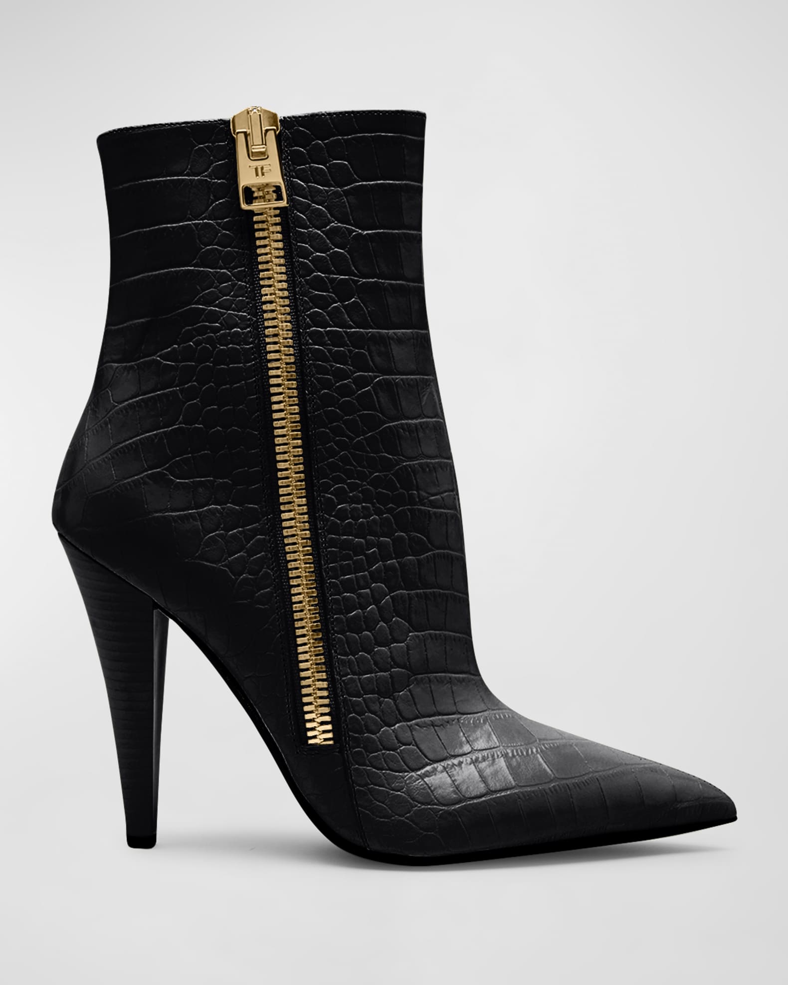Low stiletto 2025 ankle boots