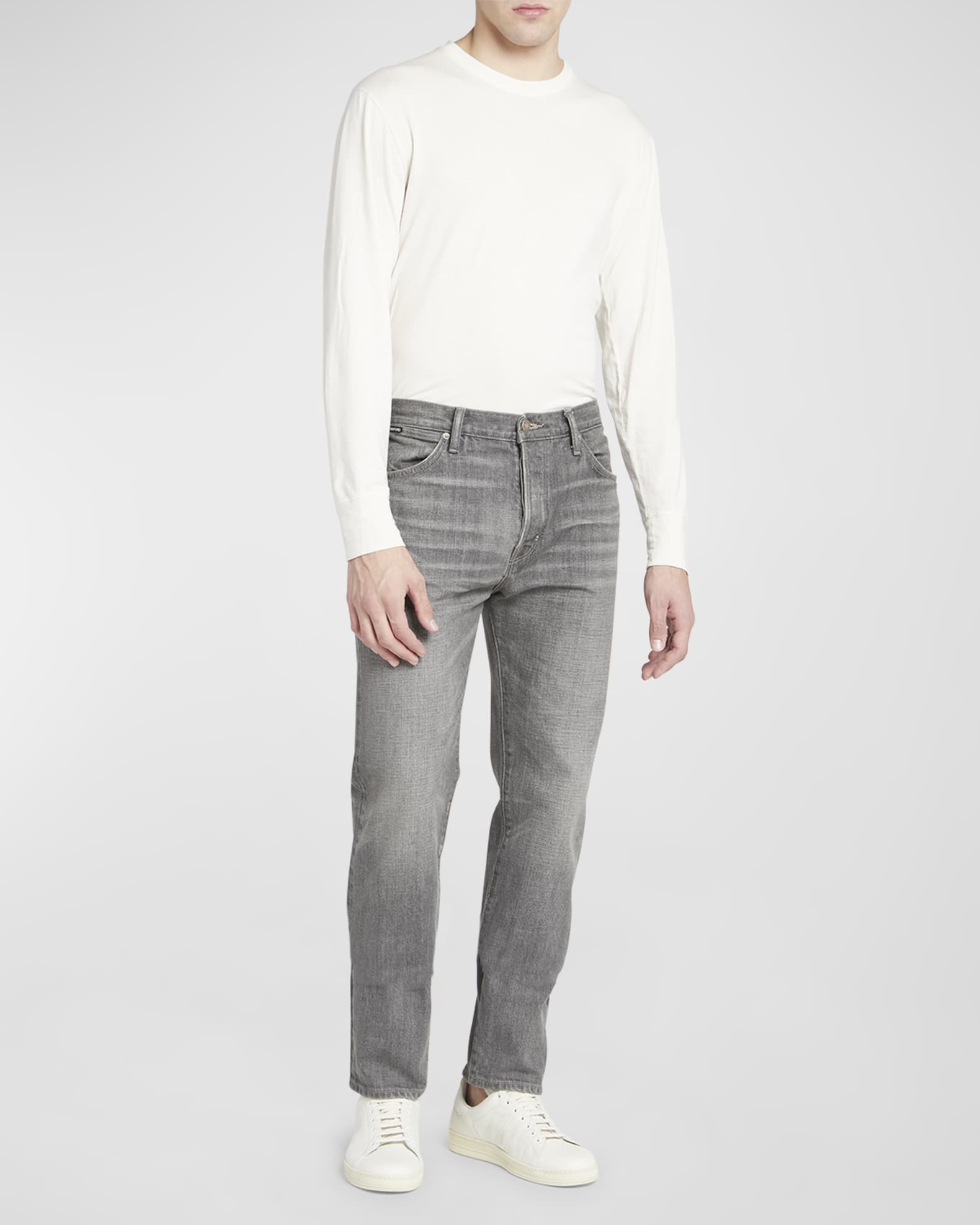 TOM FORD Men's Selvedge Denim Jeans | Neiman Marcus
