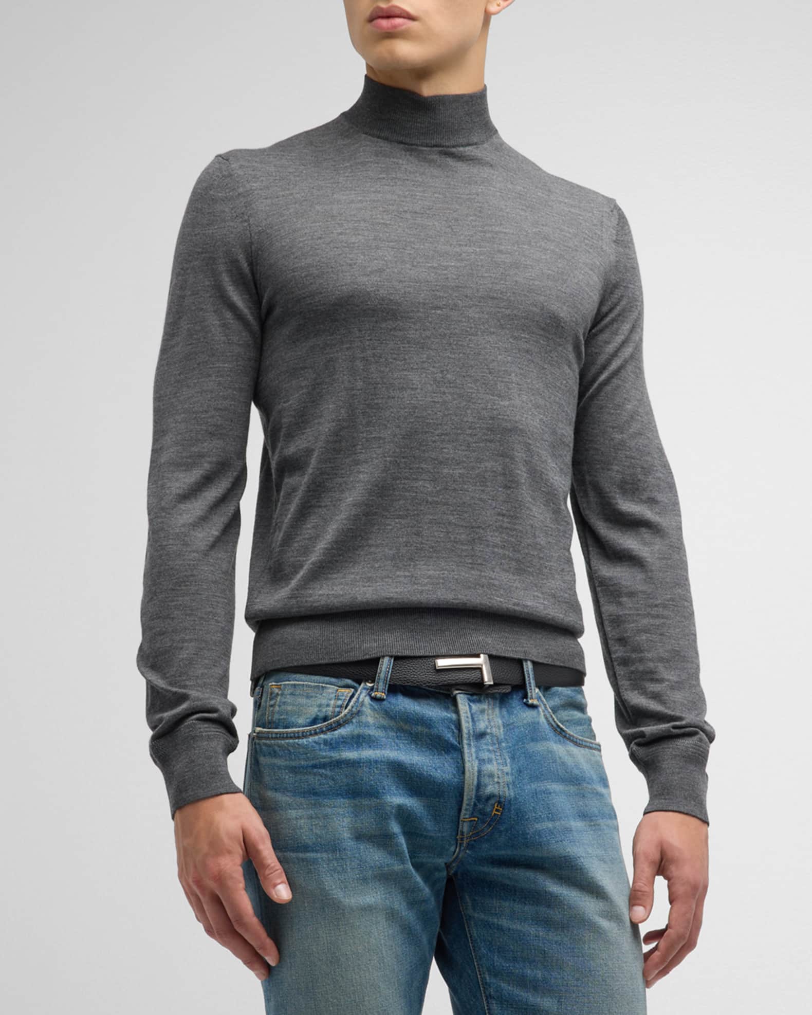 Youllyuu Women's 100% Merino Wool Mock Neck Sweater - Soft, Warm Pullover For Winter 4 thumbnail image