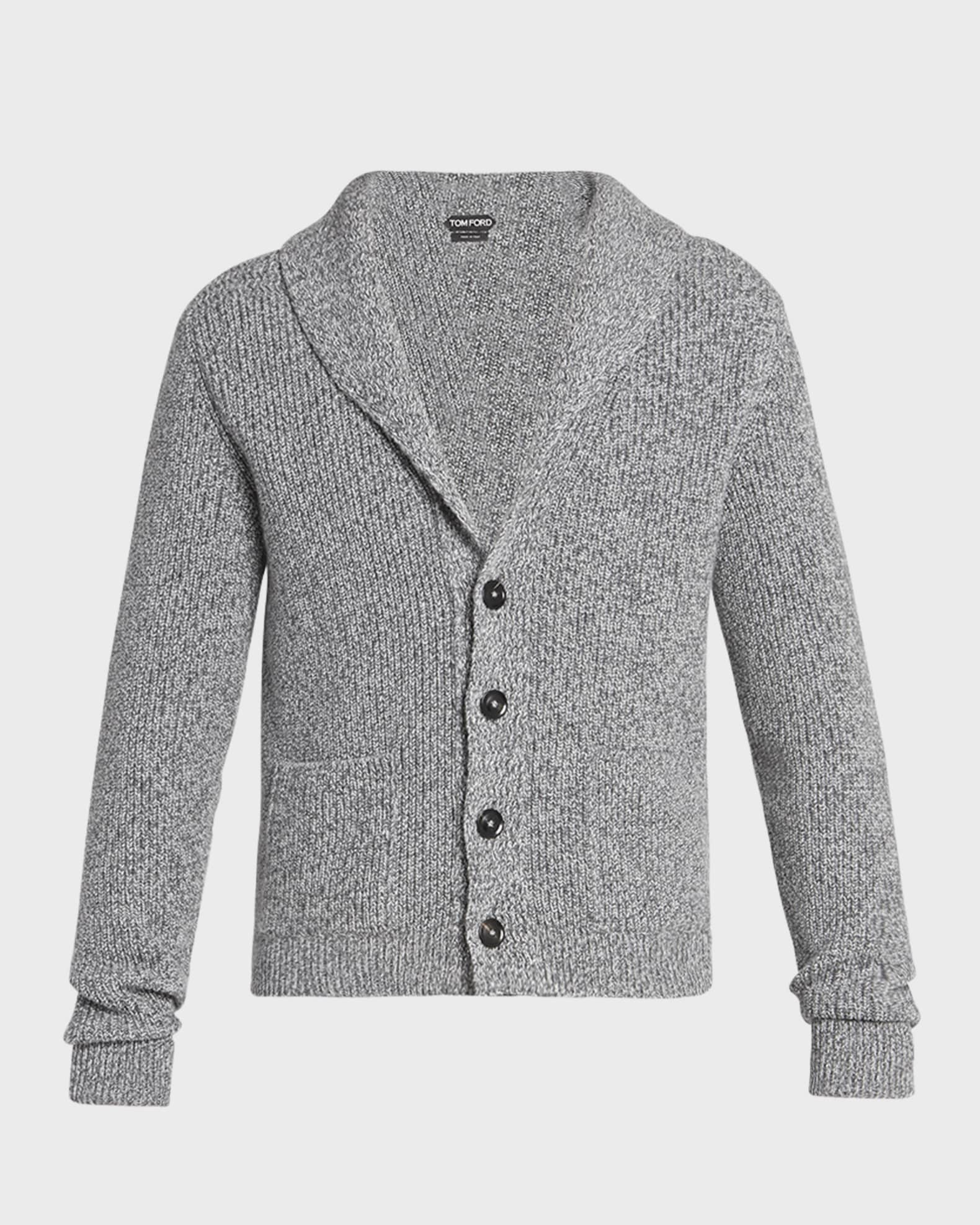 Cashmere Shawl Collar Cardigan