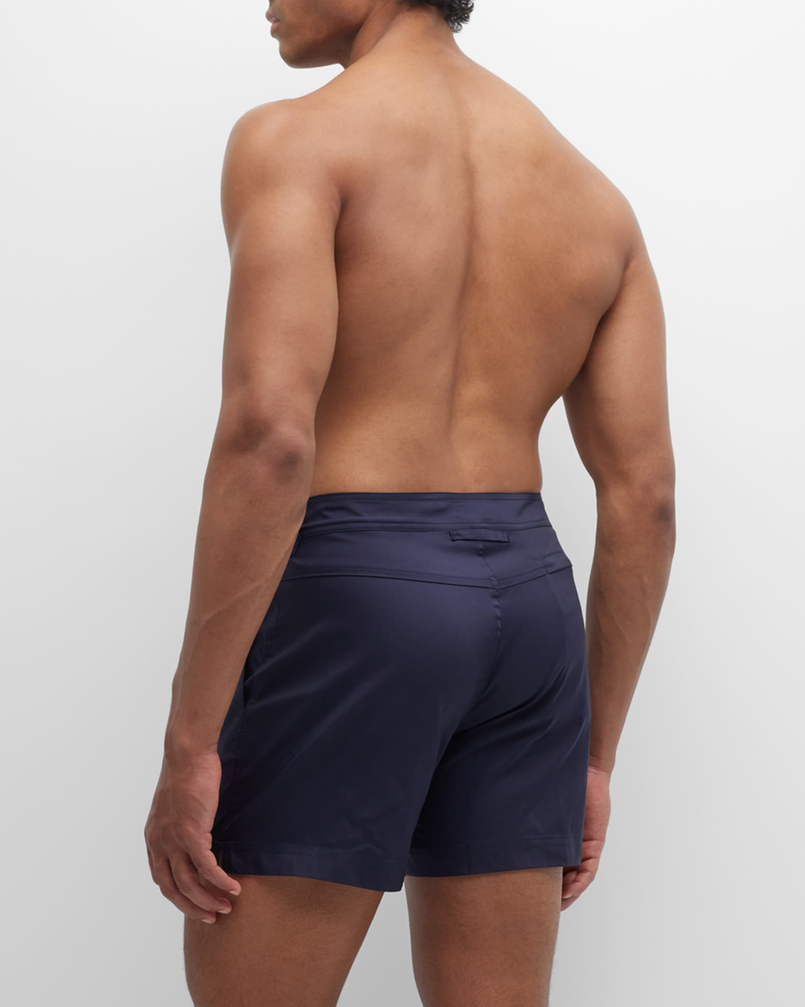 TOM FORD Men's Compact Poplin Swim Shorts | Neiman Marcus