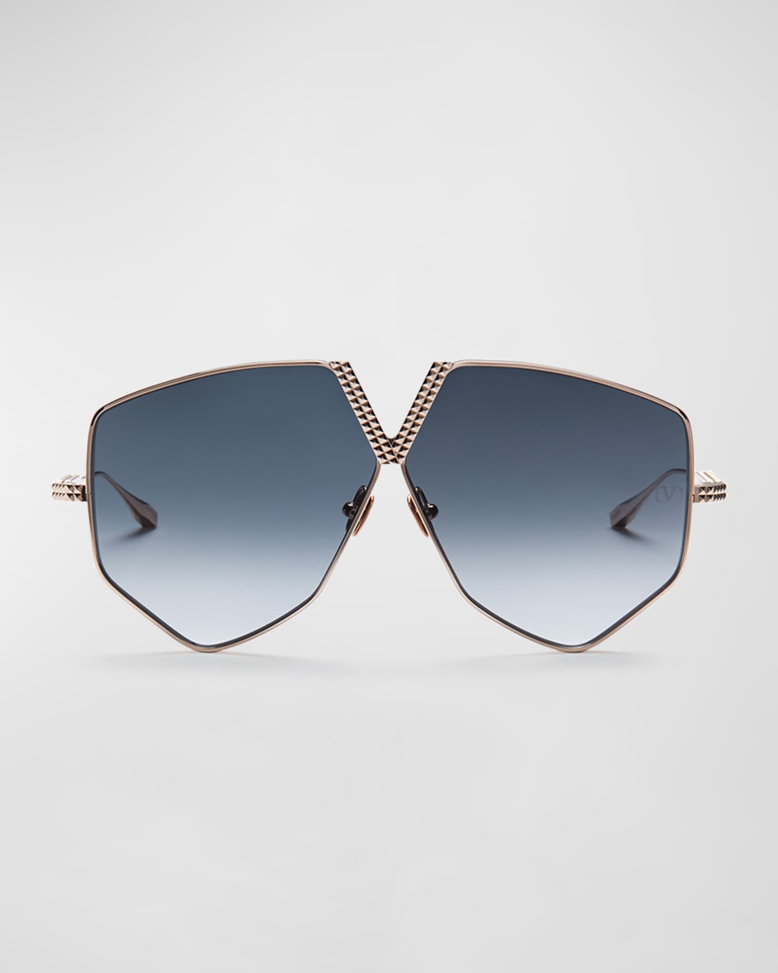 V-Hexagon Titanium Sunglasses  1