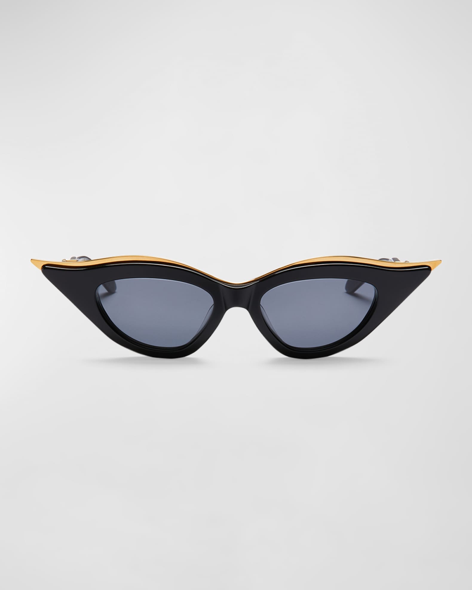 V Goldcut II Acetate & Titanium Cat-Eye Sunglasses  1