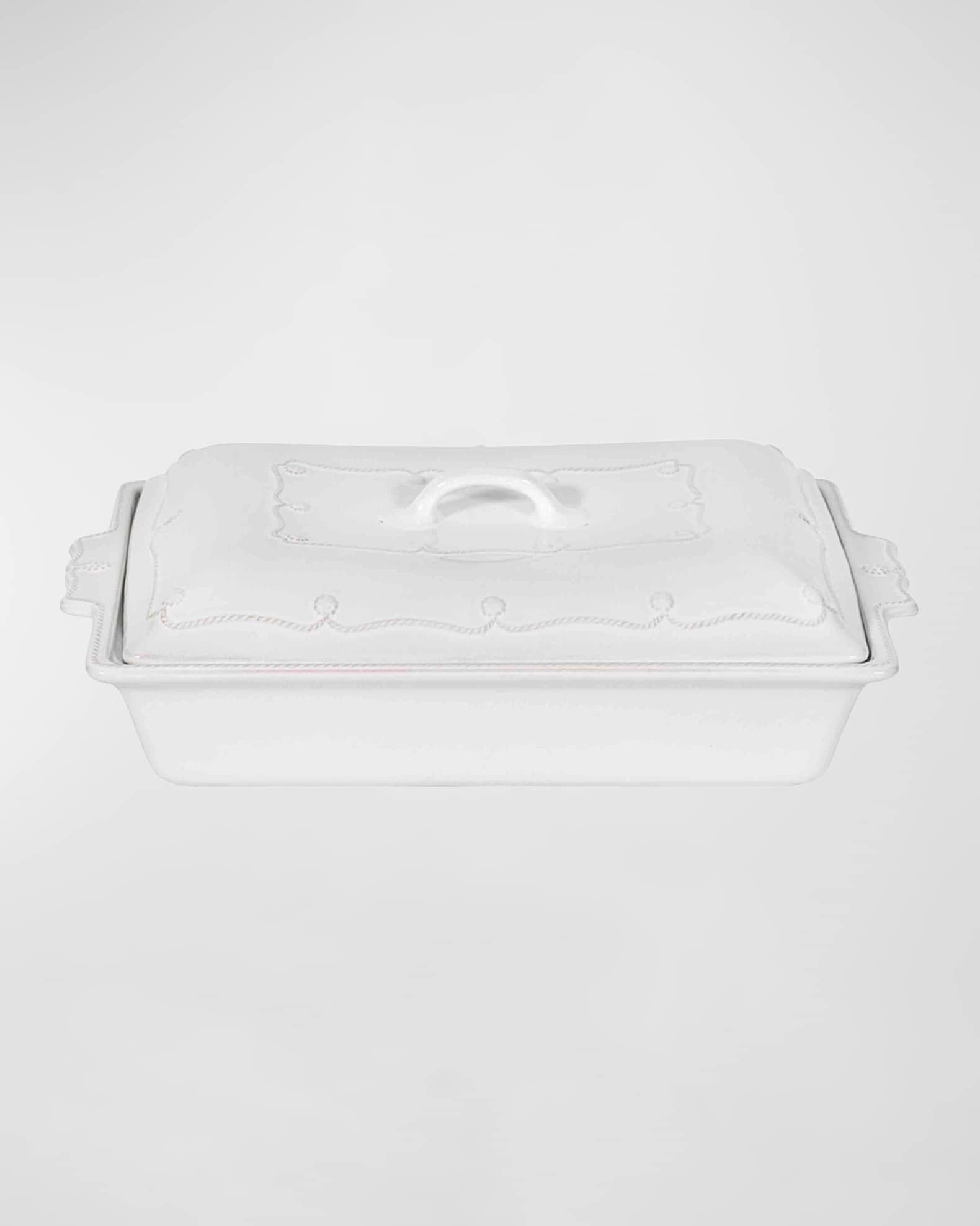 Juliska Berry & Thread Whitewash Lidded Rectangular Baker