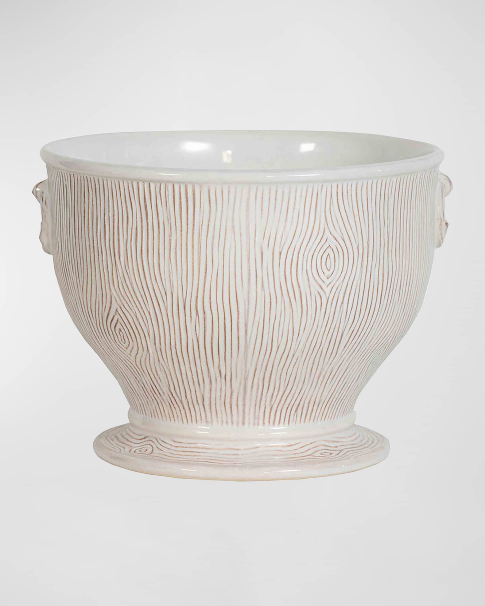 Blenheim Oak Whitewash 9" Cachepot  0