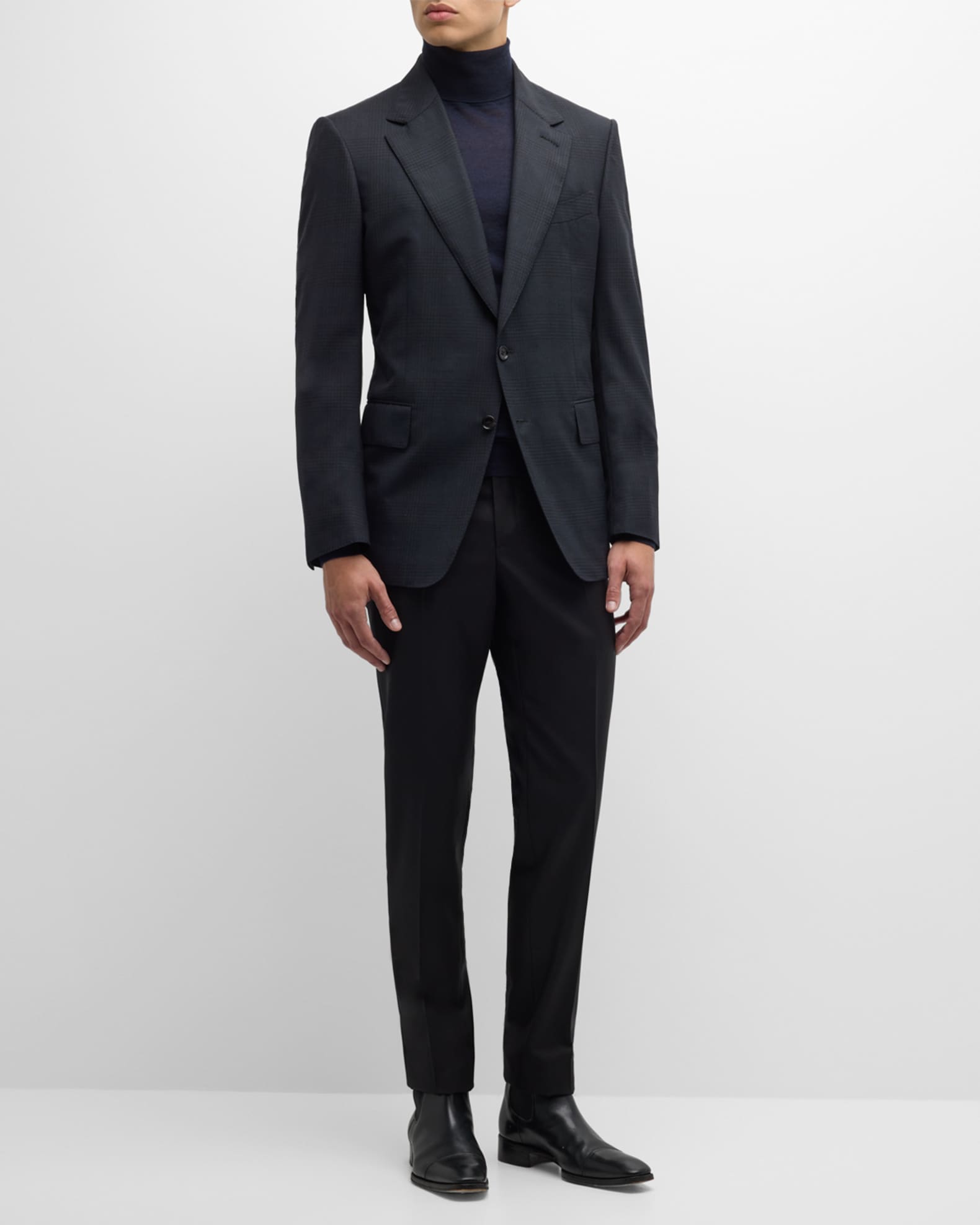 TOM FORD Men's Shelton Prince of Wales Sport Jacket | Neiman Marcus
