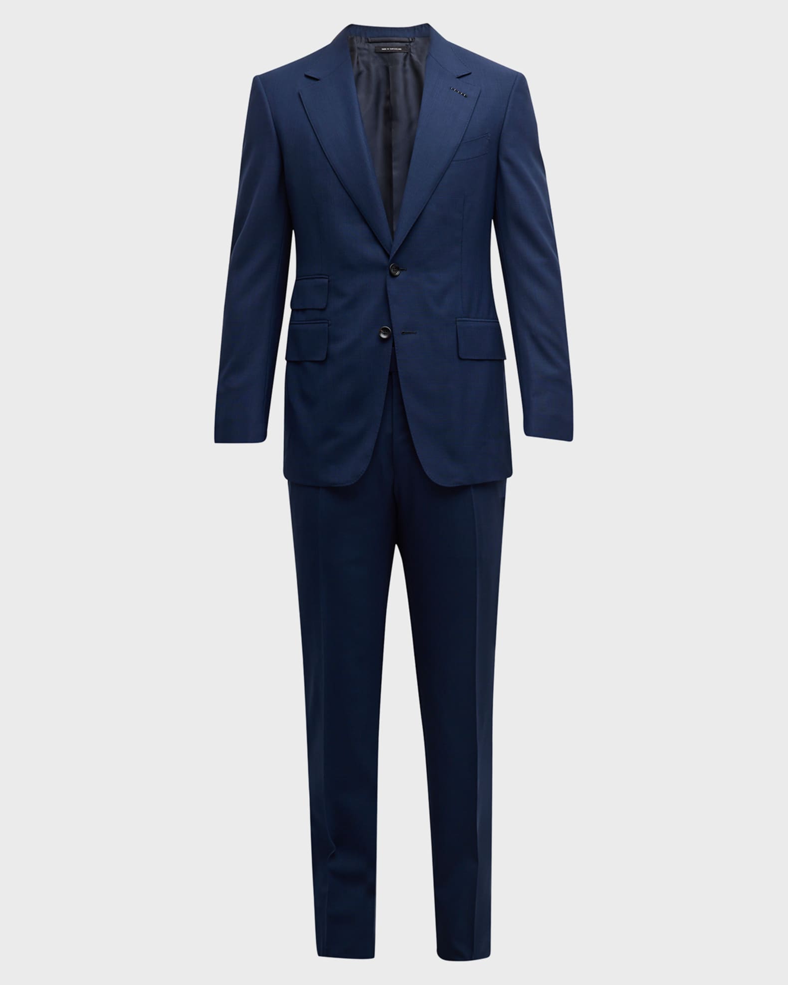Men's Shelton Mouline Check Suit 0