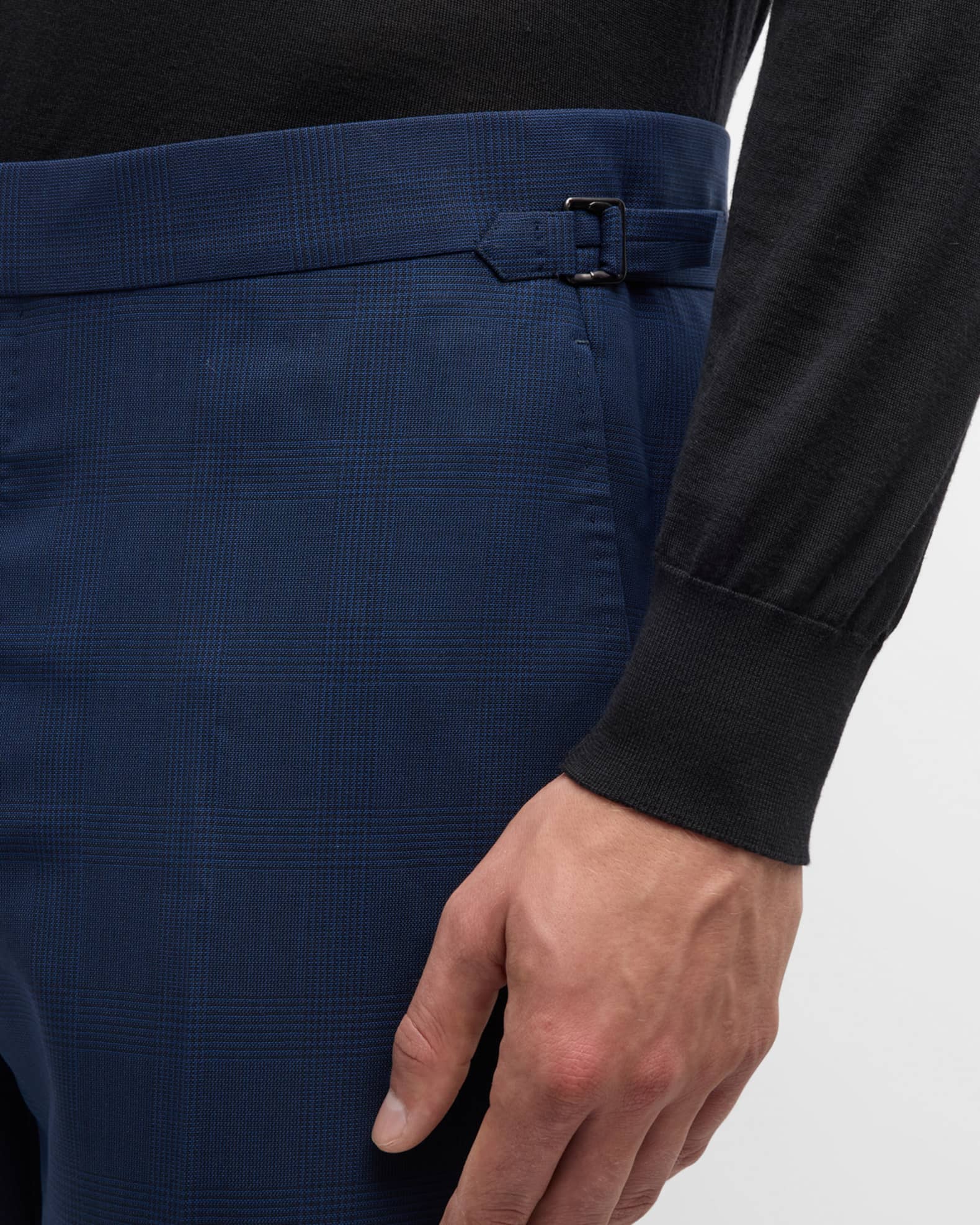 Men's Shelton Mouline Check Suit 1