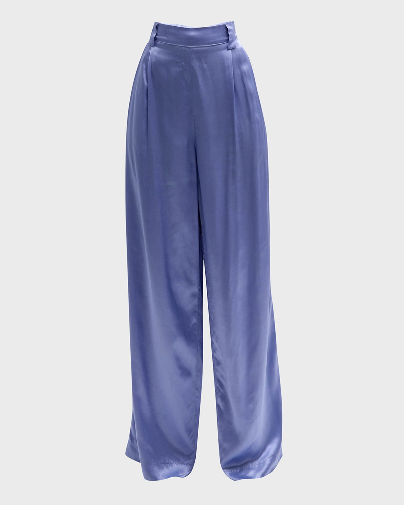Essentiel Antwerp Dotto Wide-Leg Satin Pants