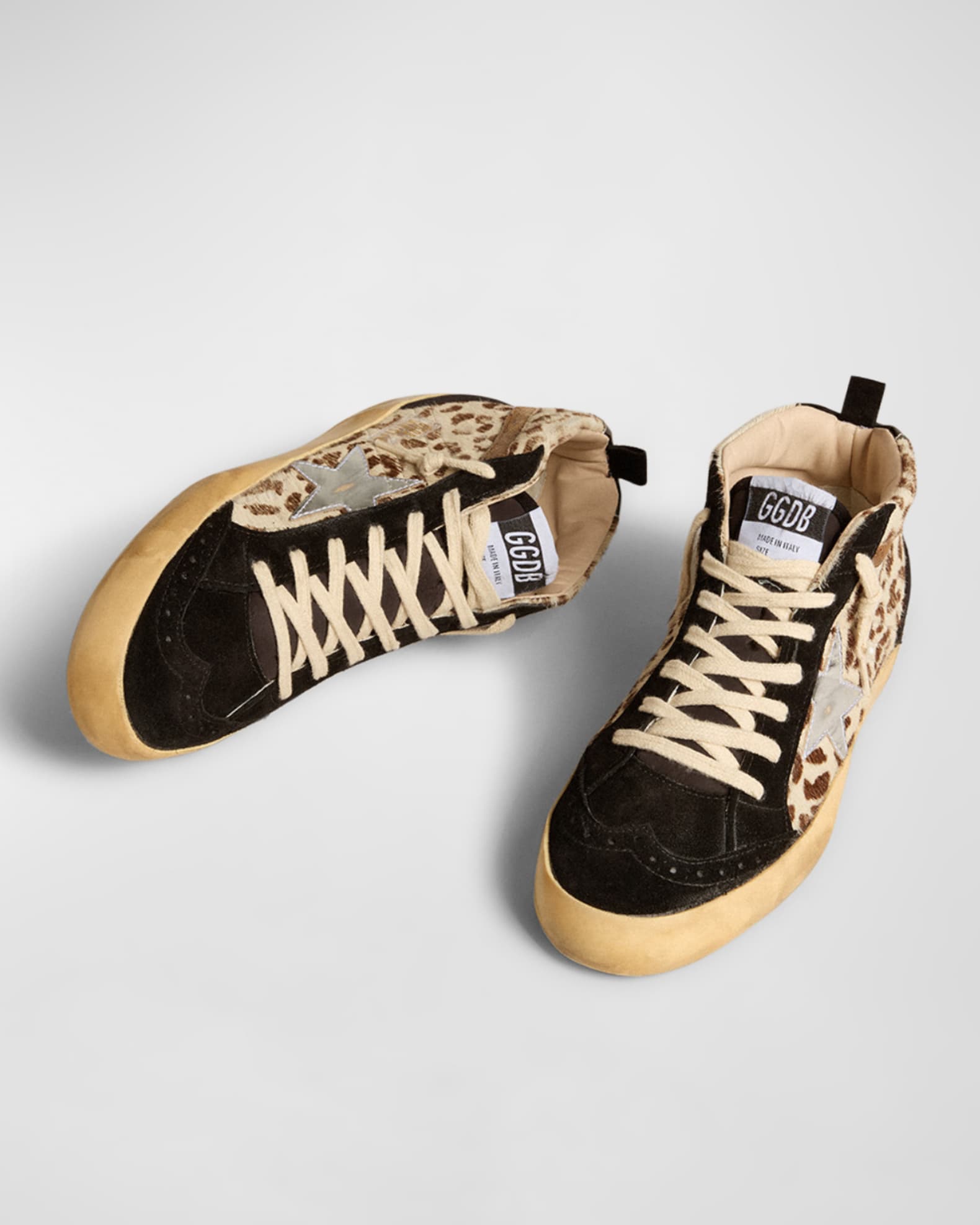 Golden goose leopard high tops cheap