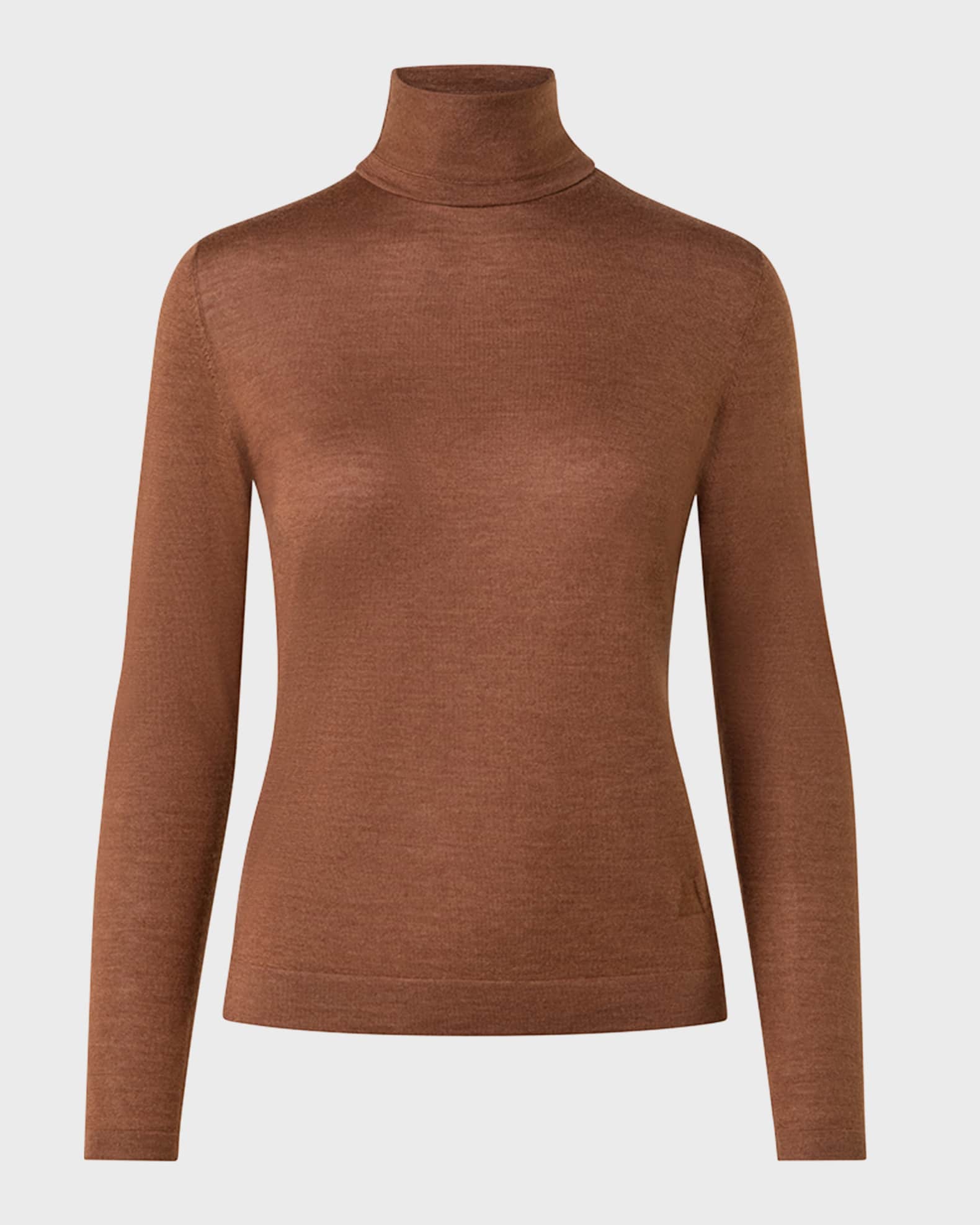 Akris Turtleneck Cashmere-Silk Fine-Gauge Sweater | Neiman Marcus