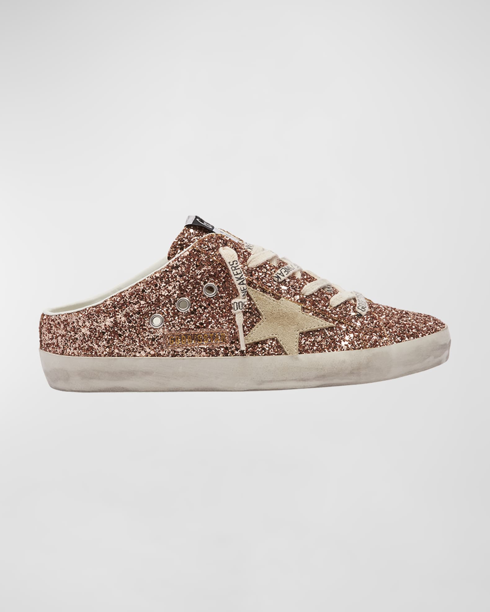 Golden Goose Ballstar Sabot Glitter Slide Sneakers