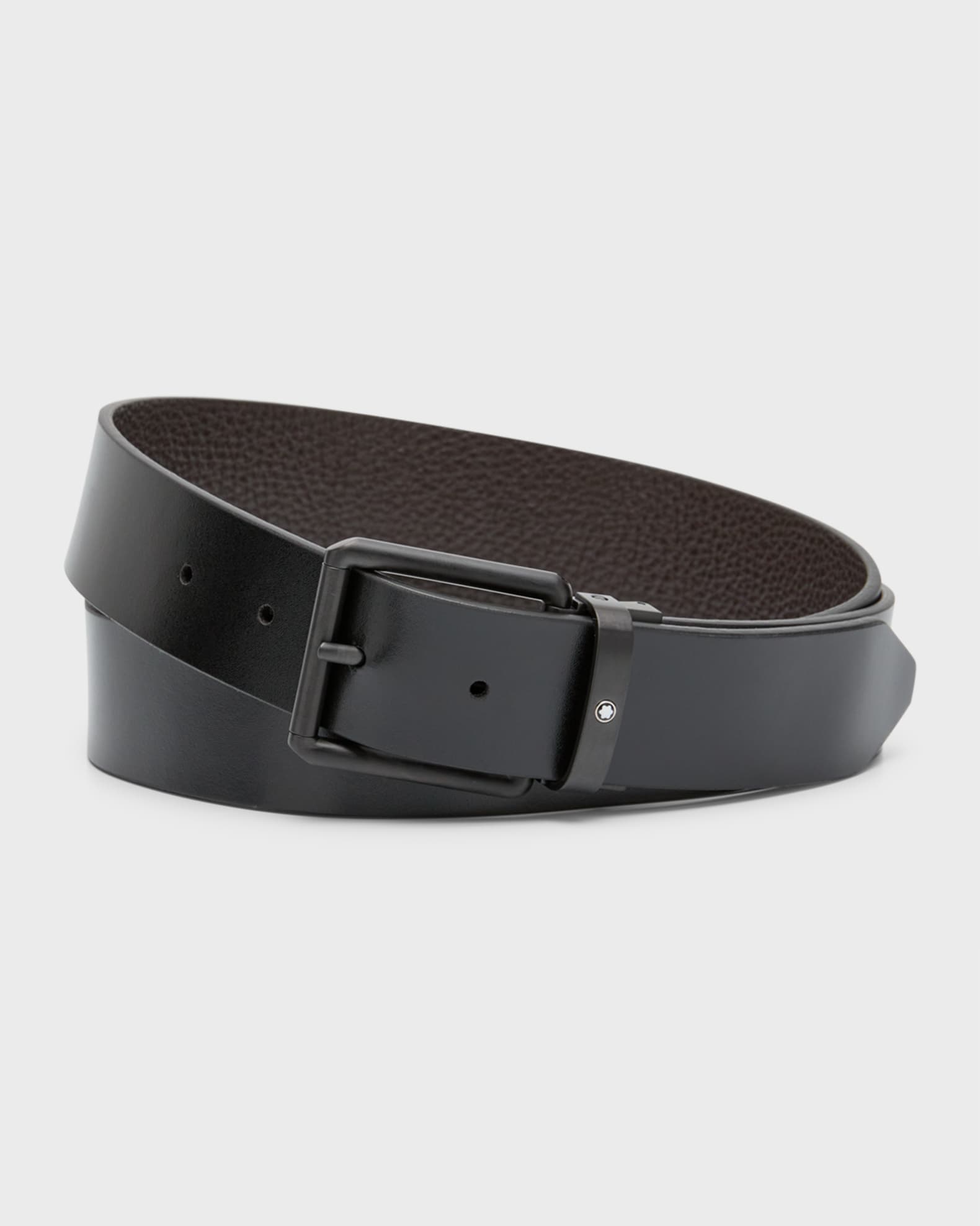 Ferragamo, Grained leather 35mm reversible belt