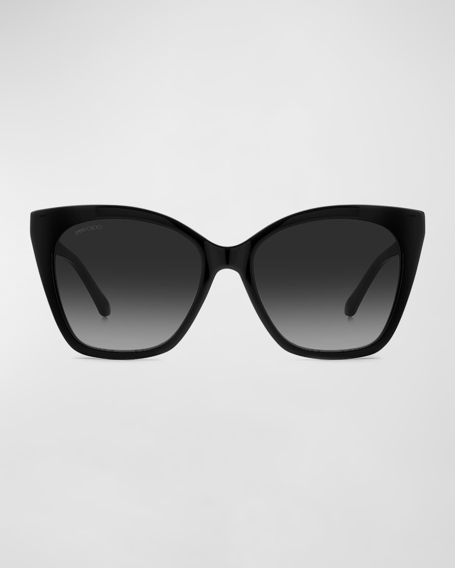 Jimmy Choo Rua/G Pearly Acetate CatEye Sunglasses Neiman Marcus