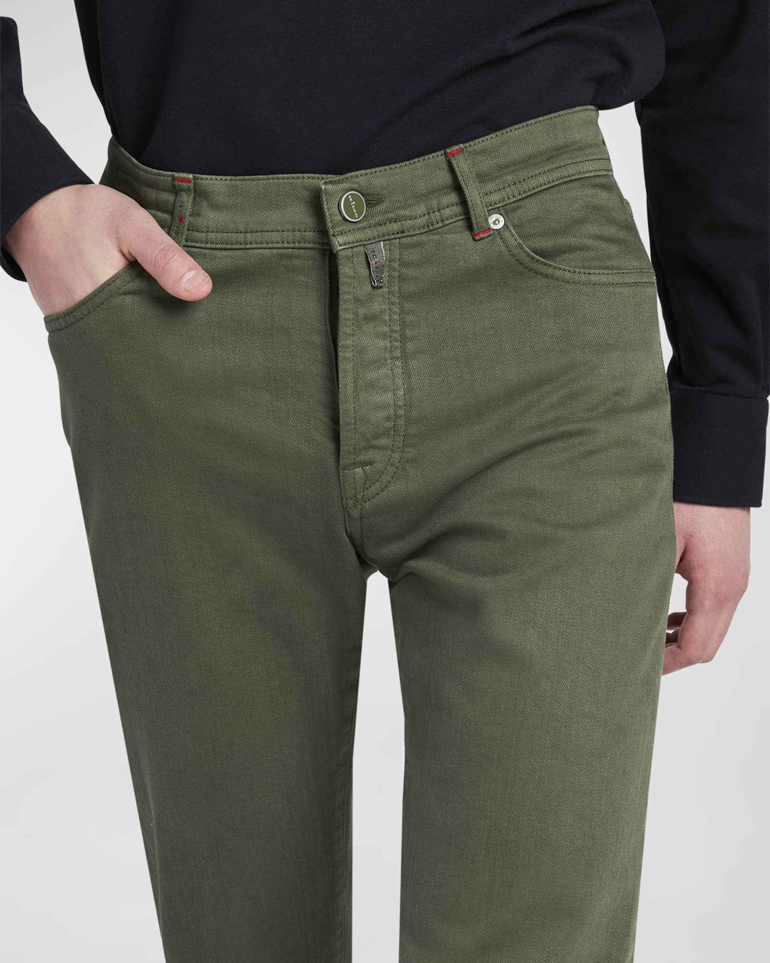 Kiton Men's Slim 5Pocket Pants Neiman Marcus