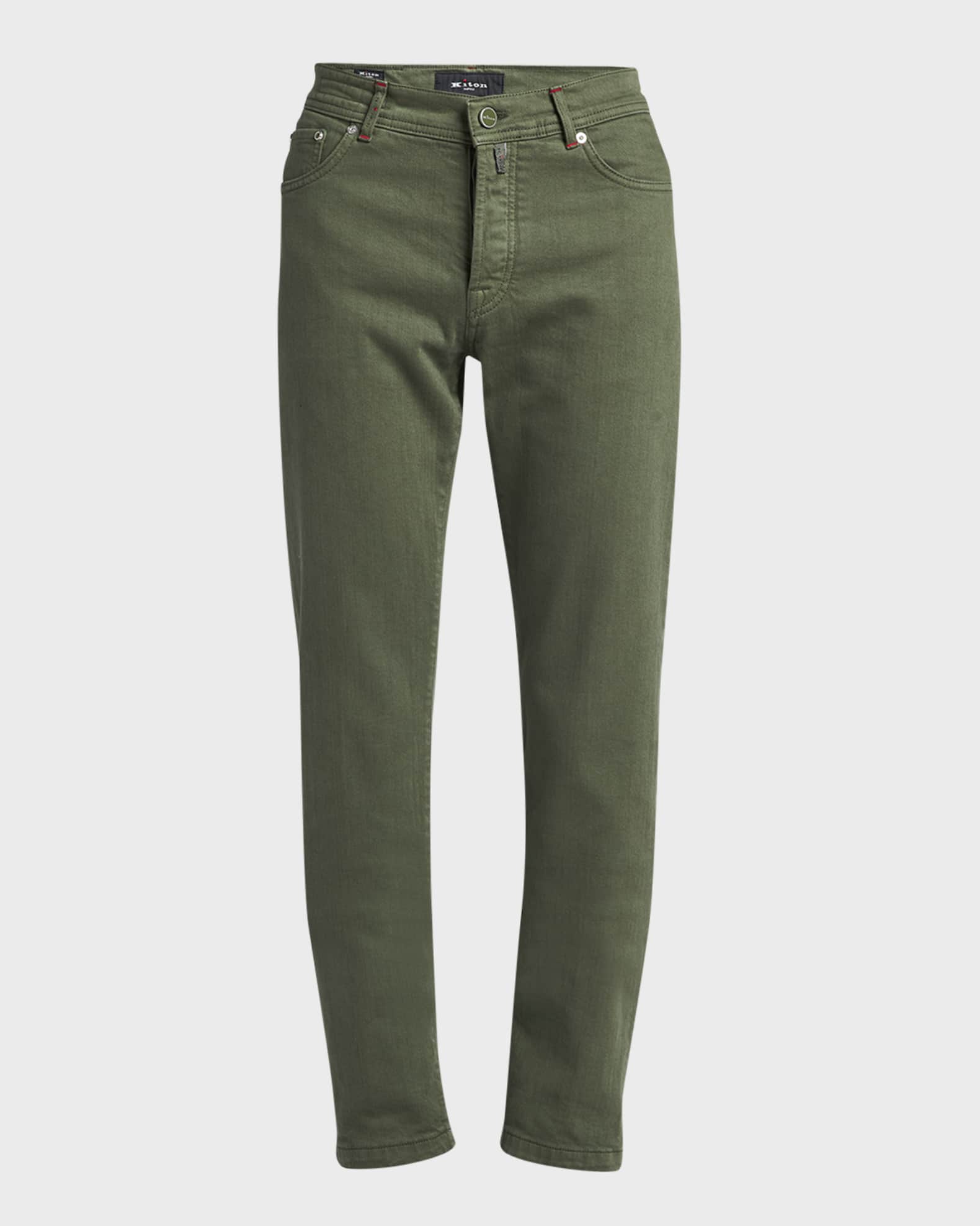 Kiton Men's Slim 5Pocket Pants Neiman Marcus