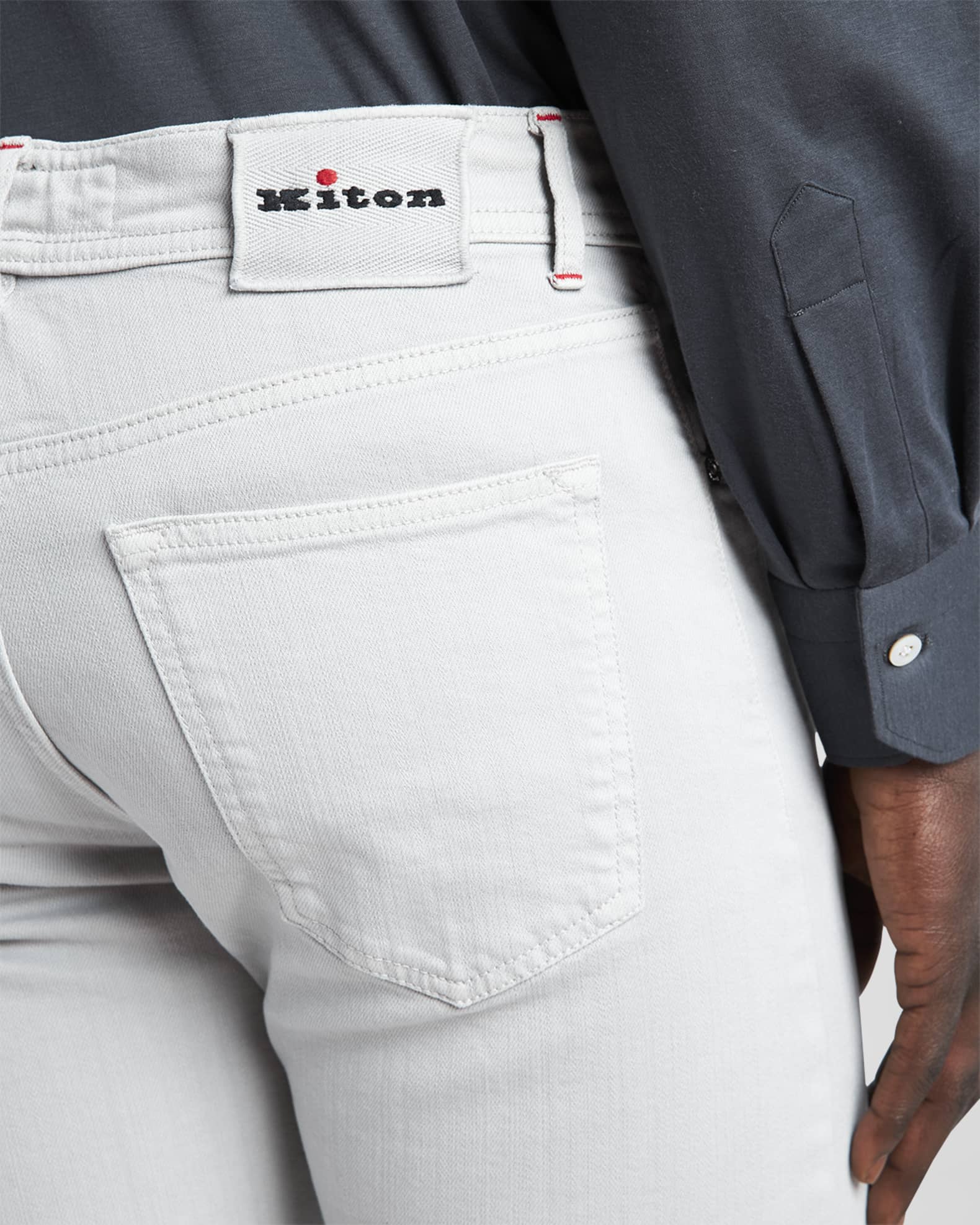 Kiton Men's Slim 5Pocket Pants Neiman Marcus