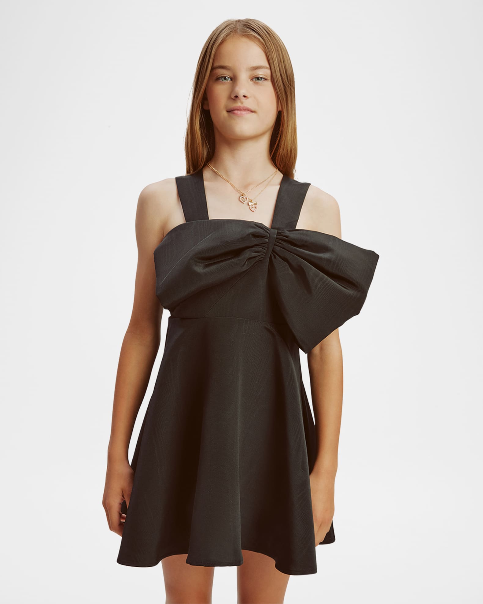 Bardot junior black dress top