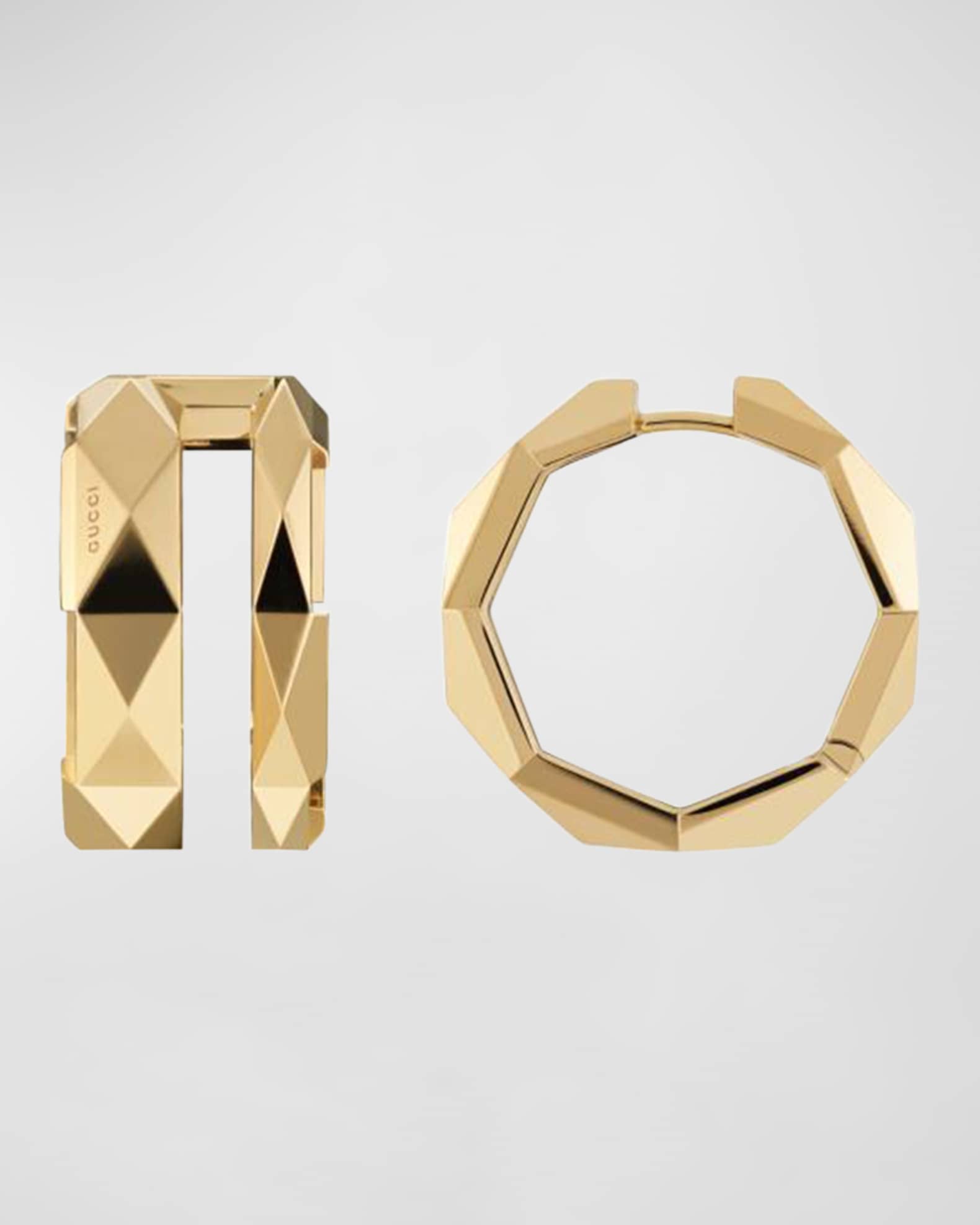 Gucci huggie earrings